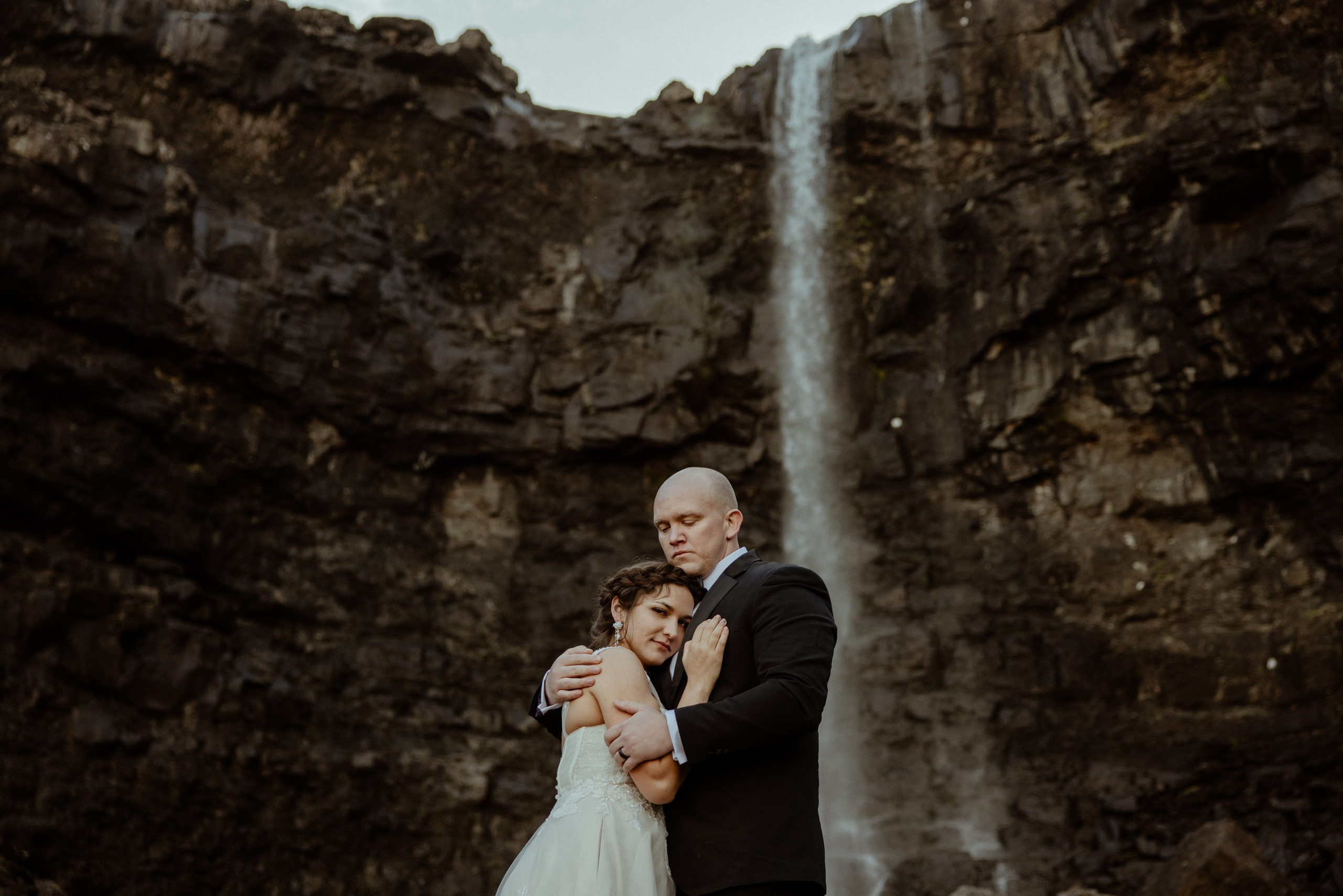 Elope at Faroe islands to celebrate 10 years anniversary. Iceland elopement photo and video | Nikolaichik Photo