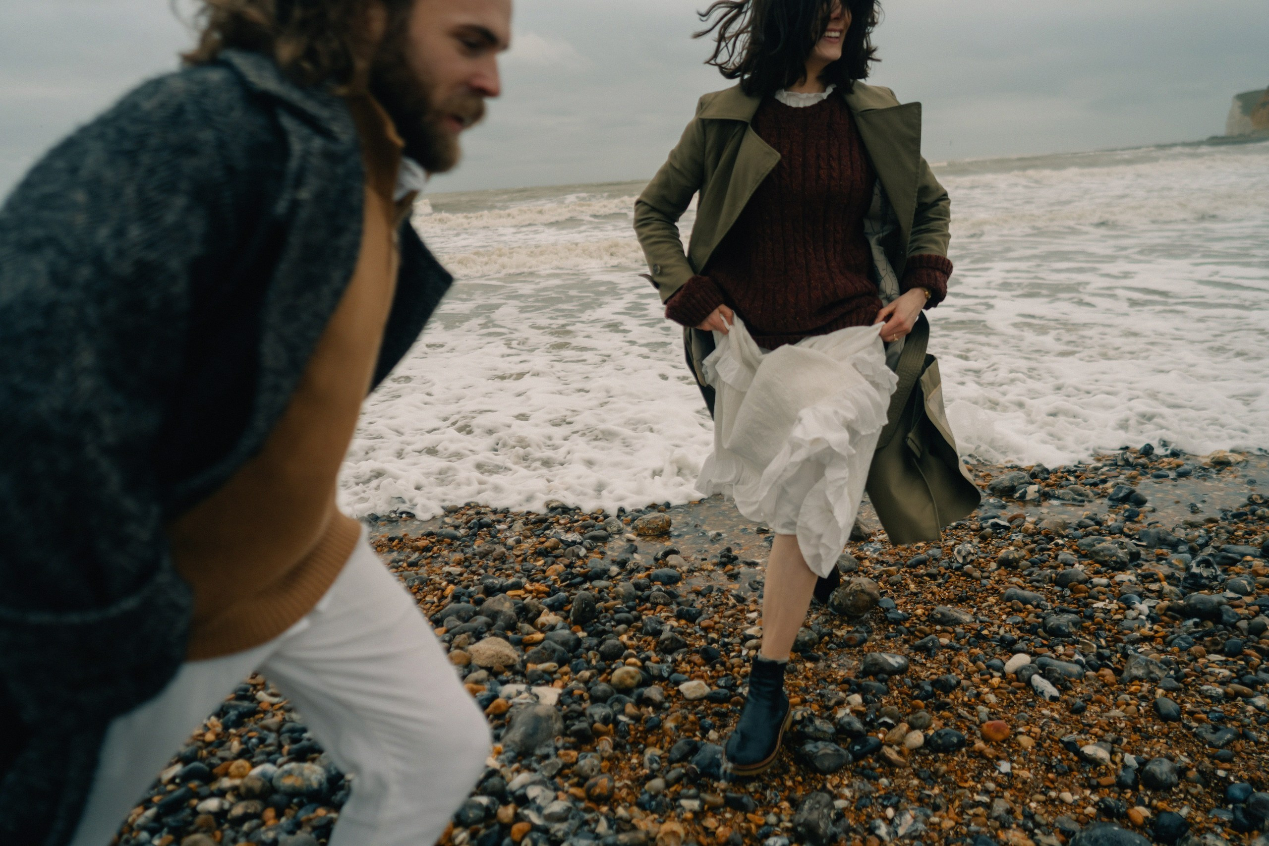 Engagement session in Seven Sisters. London portrait and family photographer