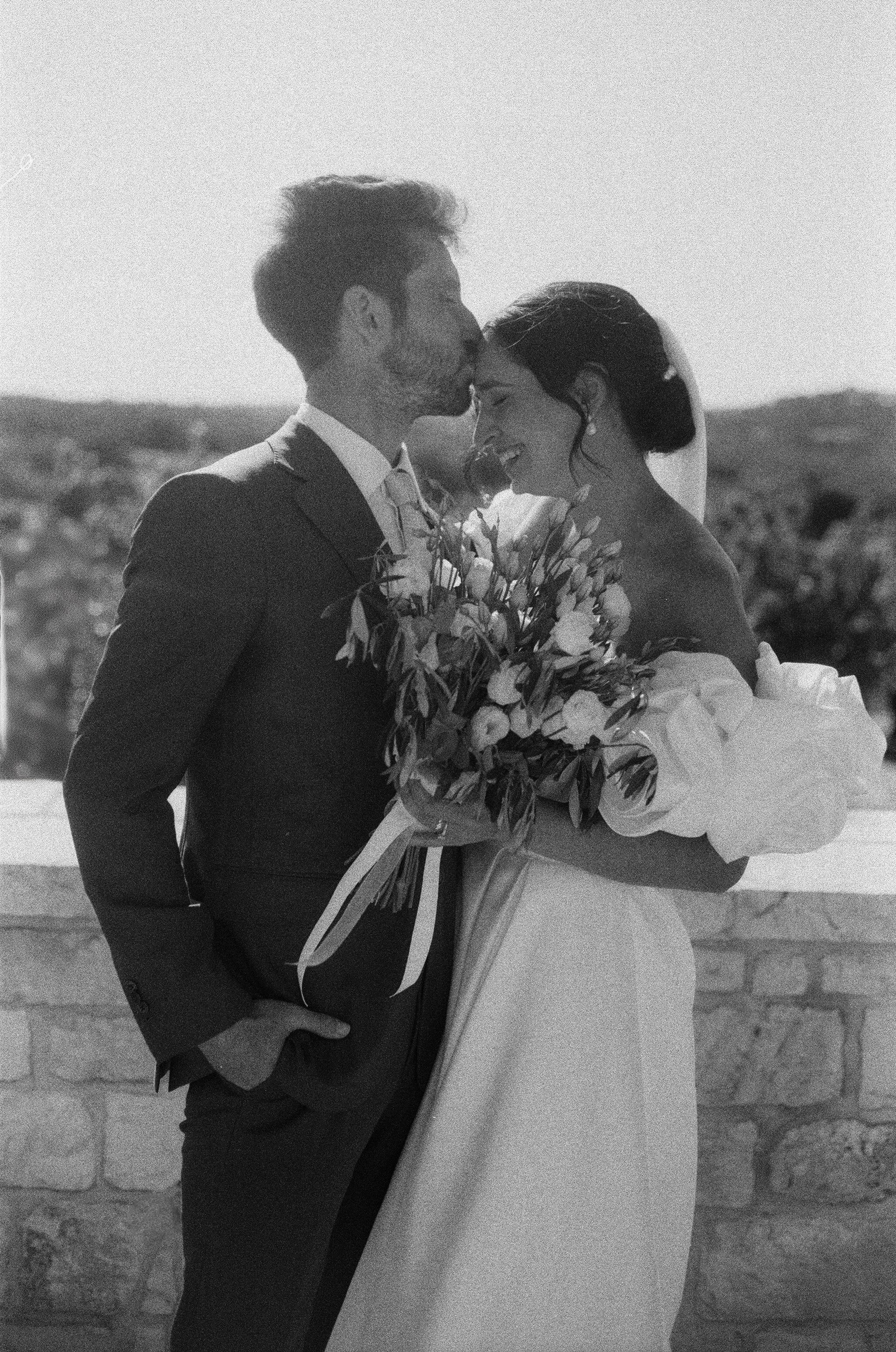 Stephanie & Christian film photos. Wedding photographer Italy