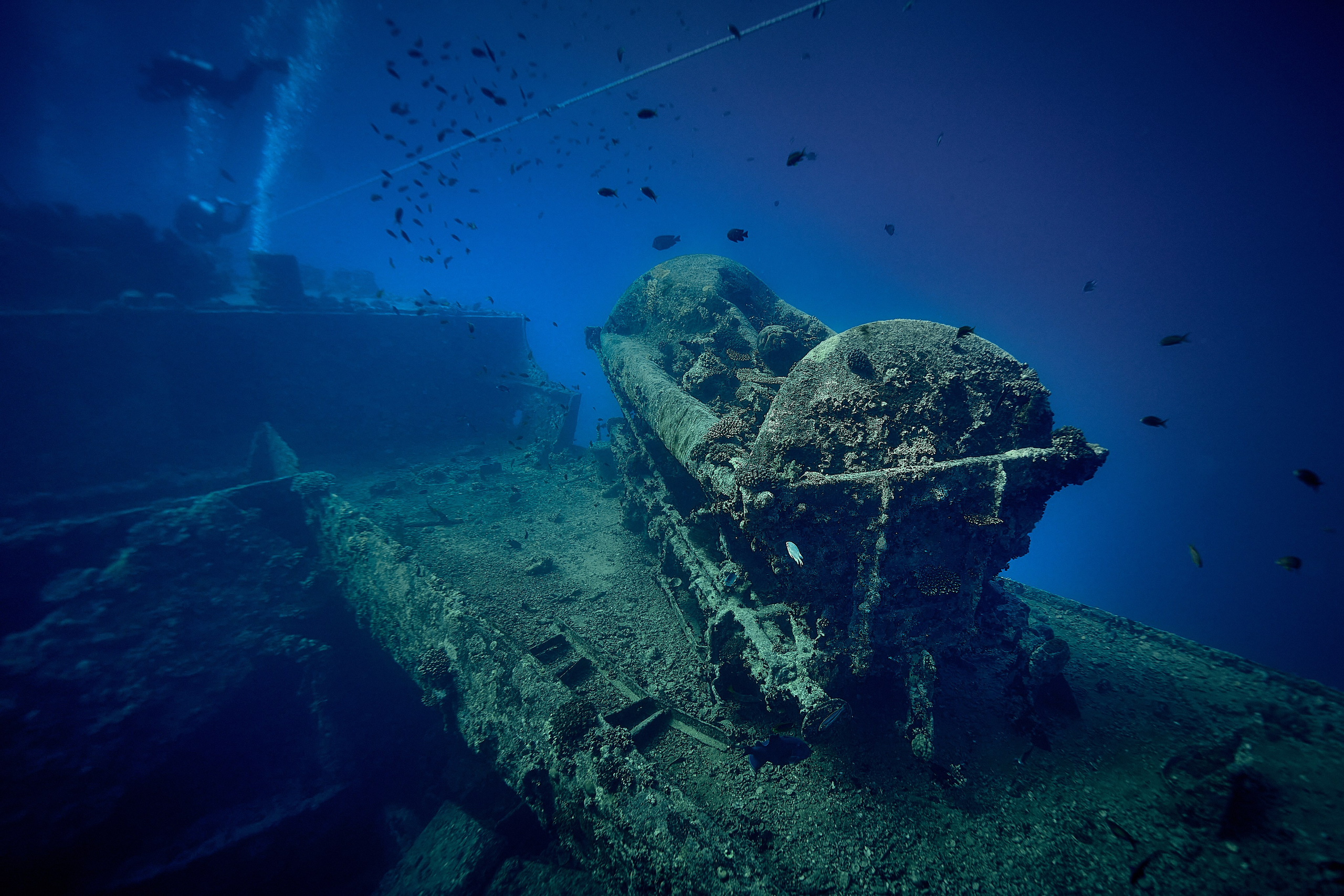 Fotograf podwodny Andriej Szypiłow - zdjęcia tajemniczego SS Thistlegorm. Underwater photographer Andriej Szypilow - photos of the mysterious SS Thistlegorm.
