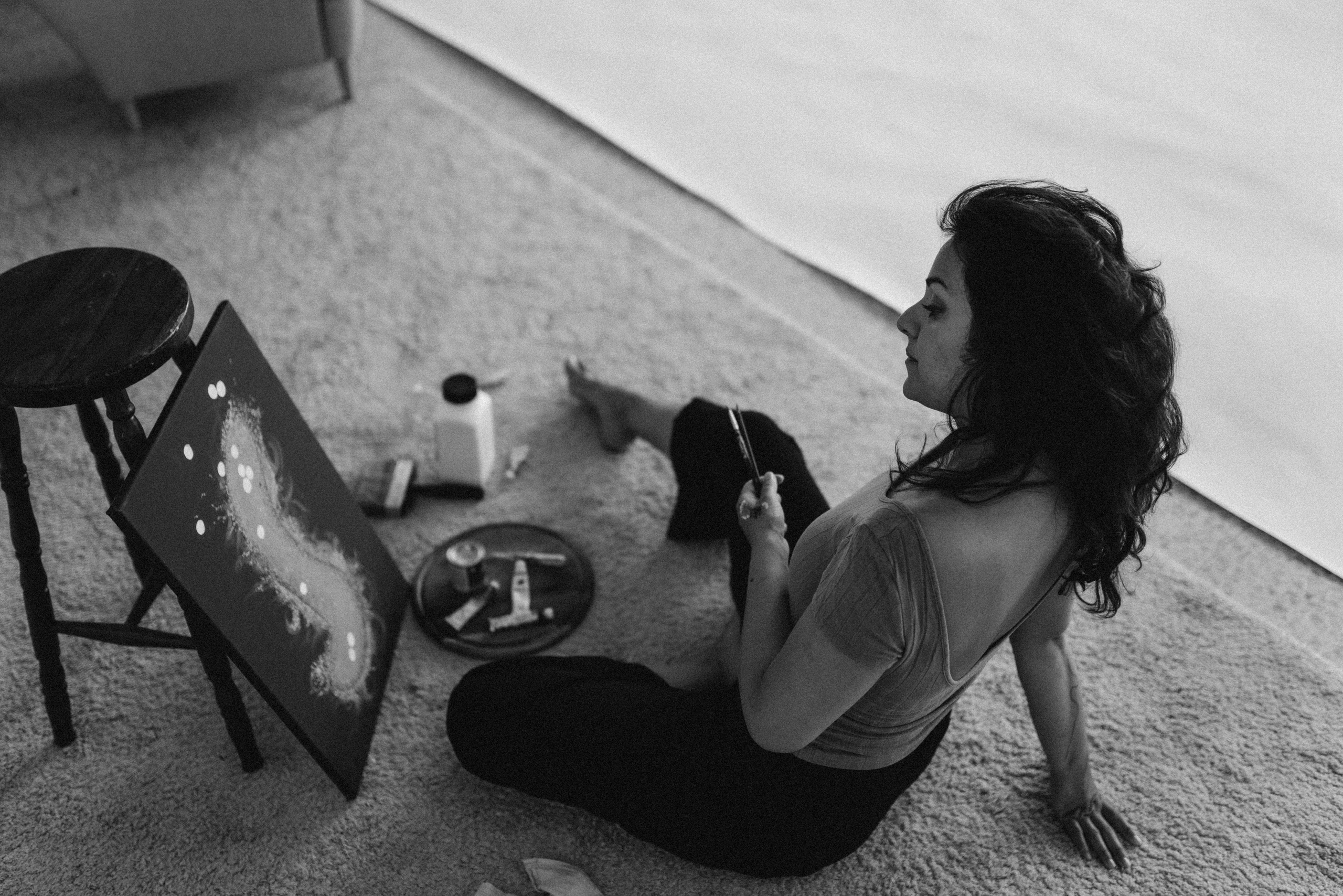 The artist Bahareh. Photography and bodyart in Cologne — Sylvette Loda