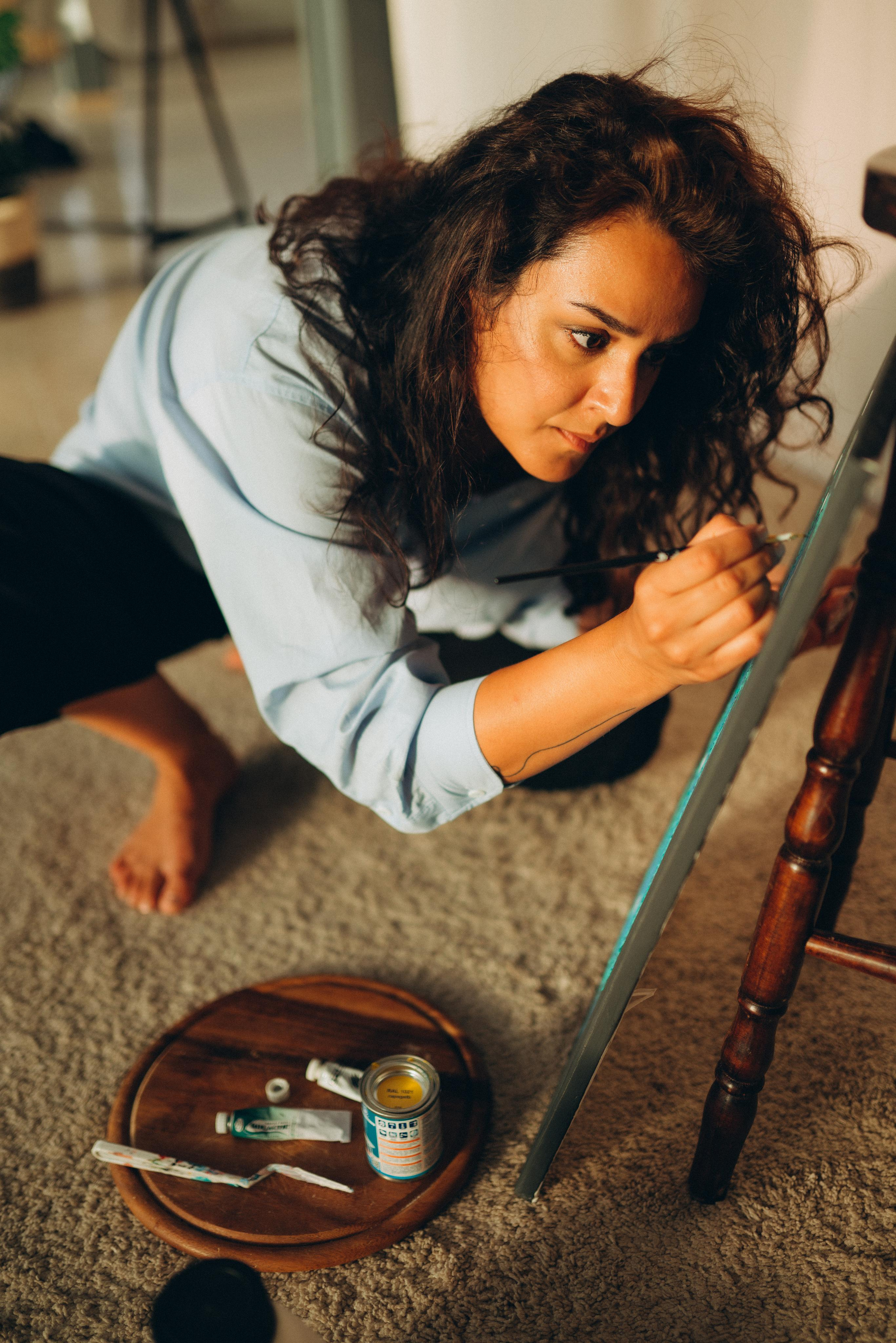 The artist Bahareh. Photography and bodyart in Cologne — Sylvette Loda