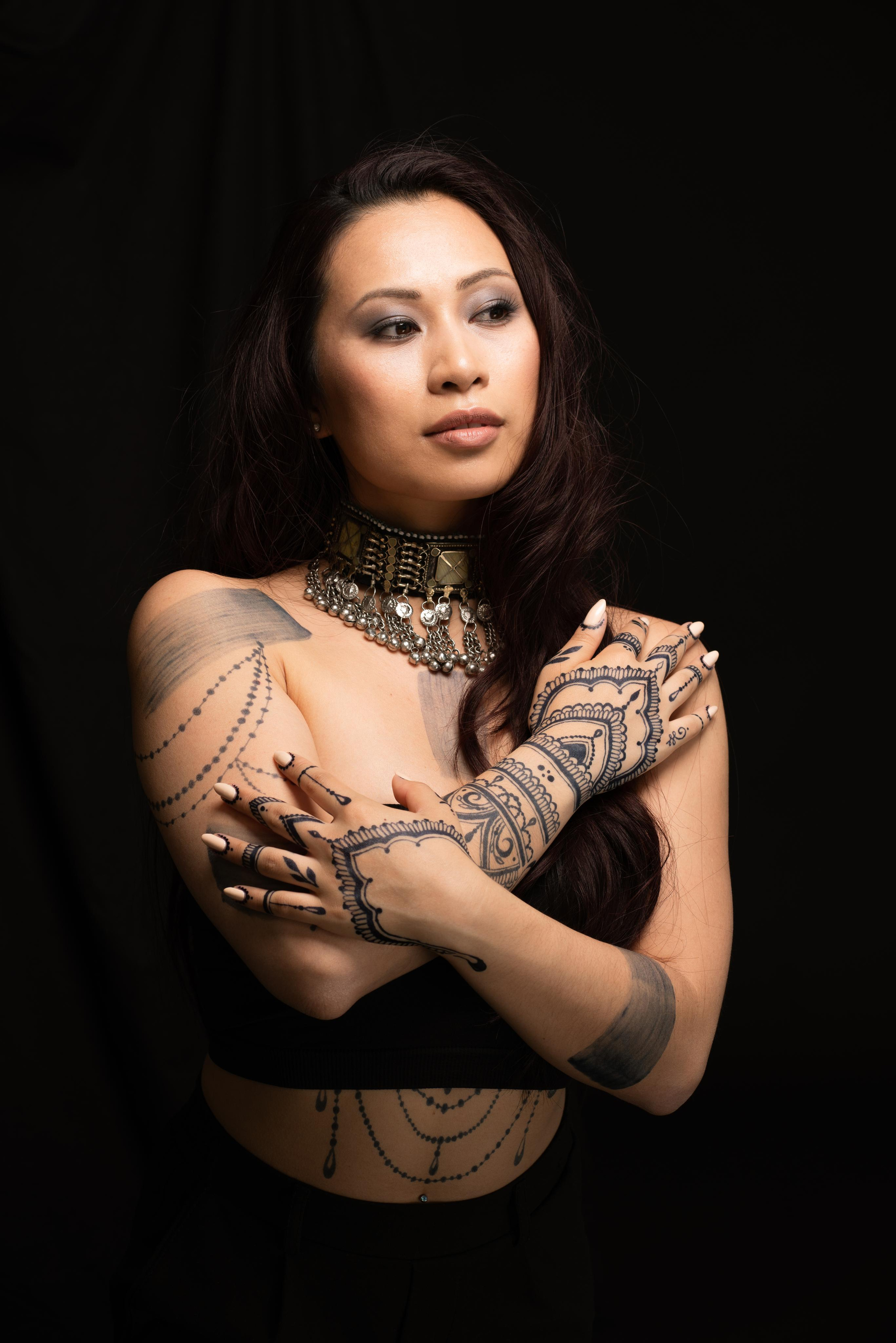 Thi — jagua bodyart. Photography and bodyart in Cologne — Sylvette Loda