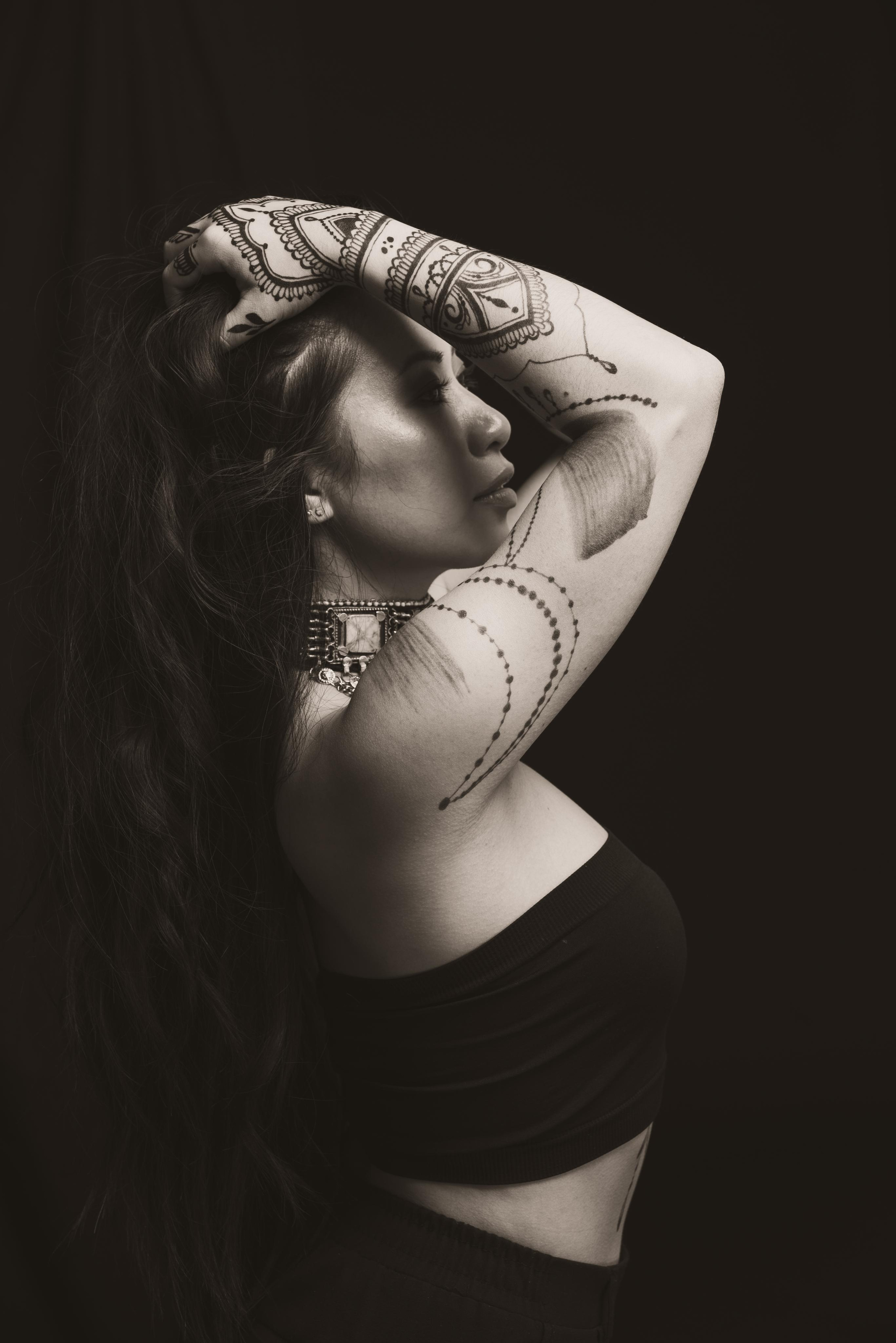 Thi — jagua bodyart. Photography and bodyart in Cologne — Sylvette Loda