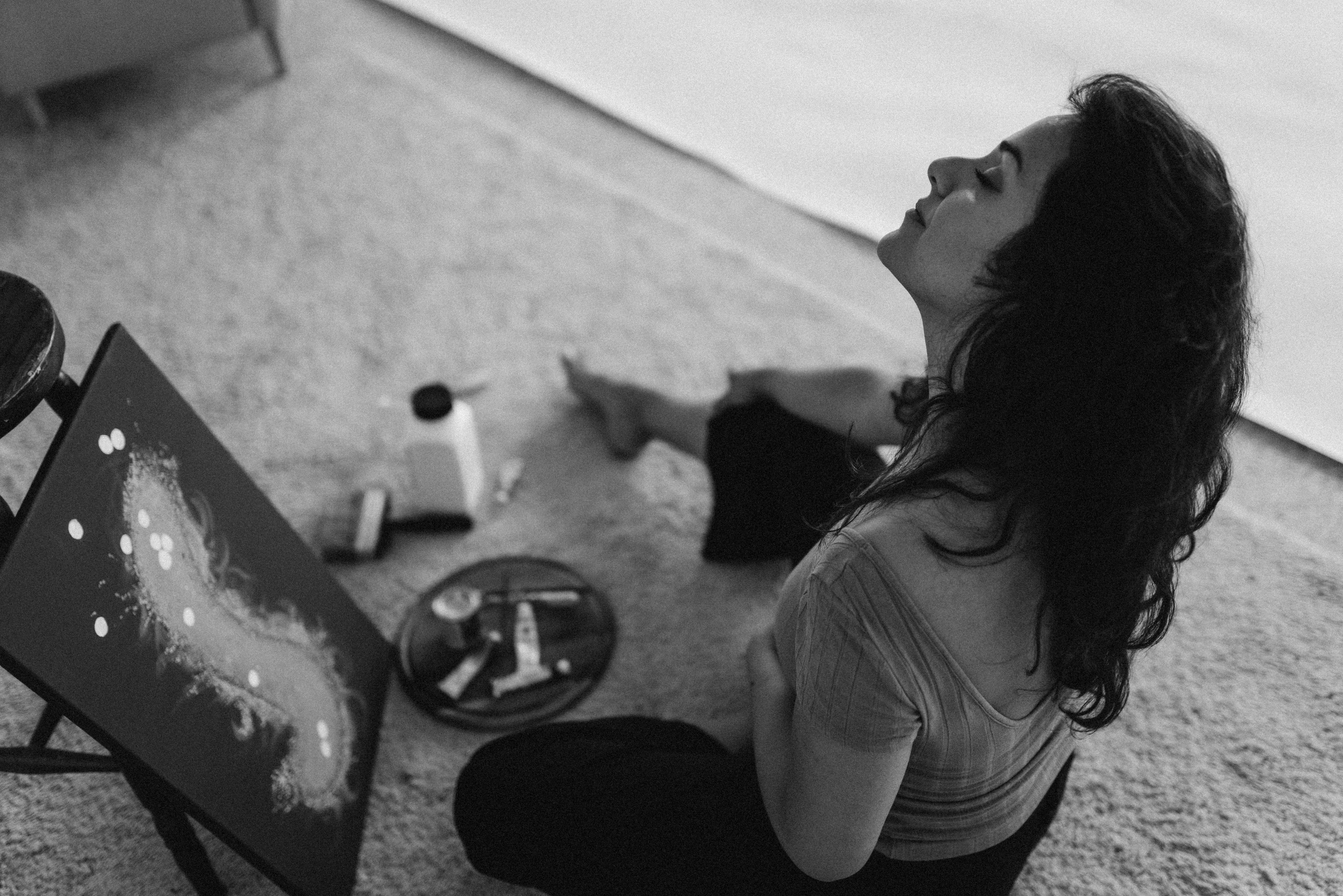 The artist Bahareh. Photography and bodyart in Cologne — Sylvette Loda