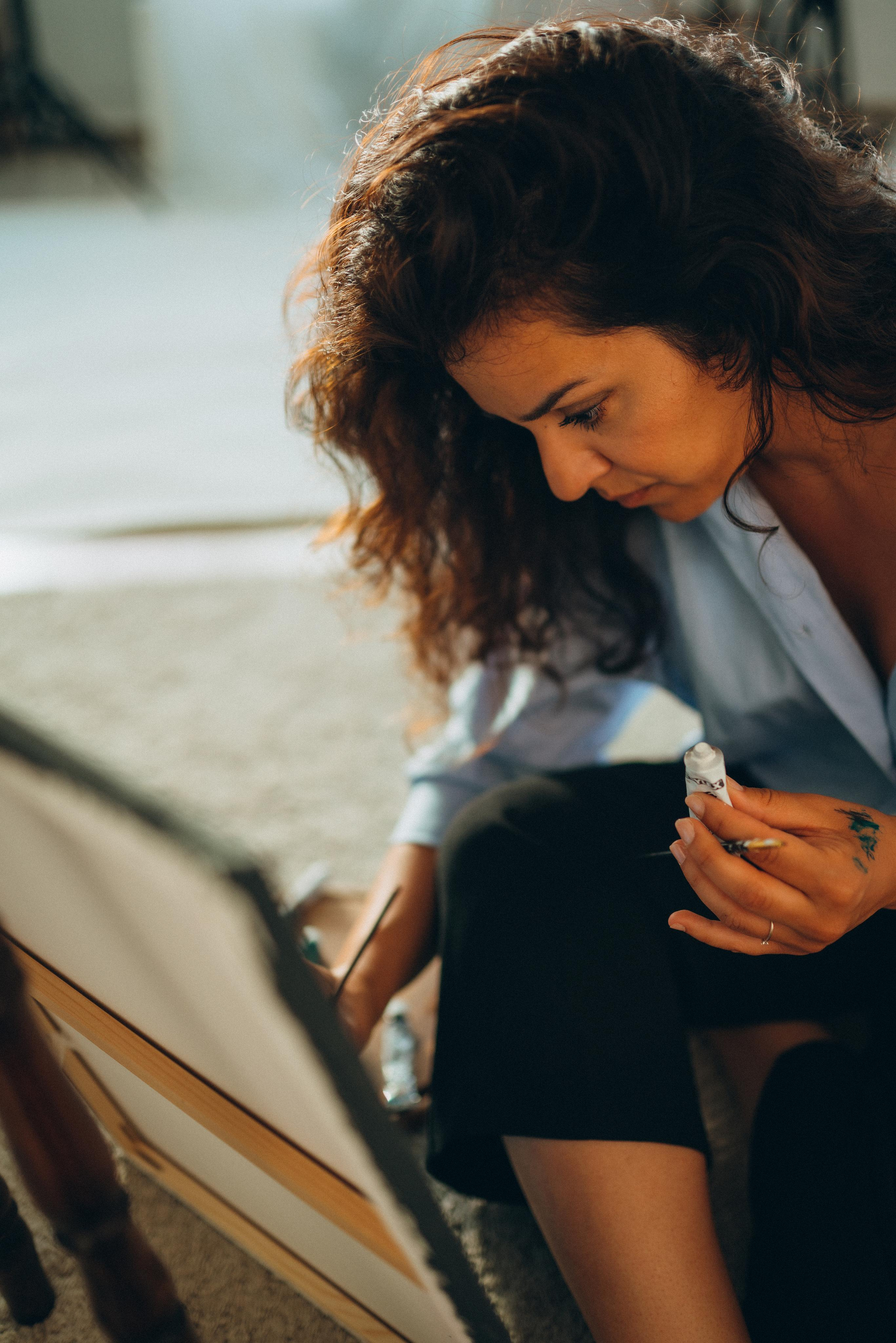 The artist Bahareh. Photography and bodyart in Cologne — Sylvette Loda