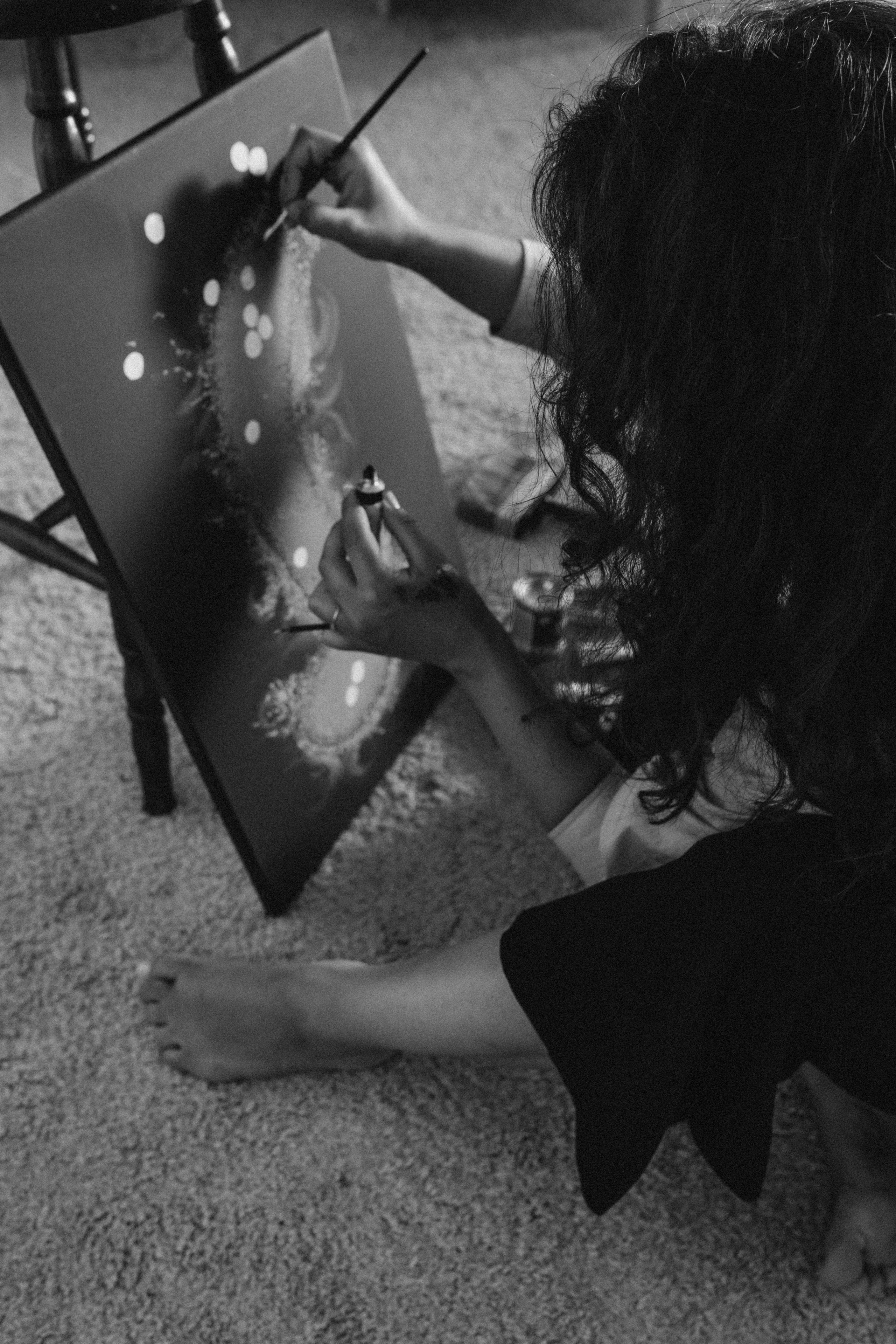 The artist Bahareh. Photography and bodyart in Cologne — Sylvette Loda