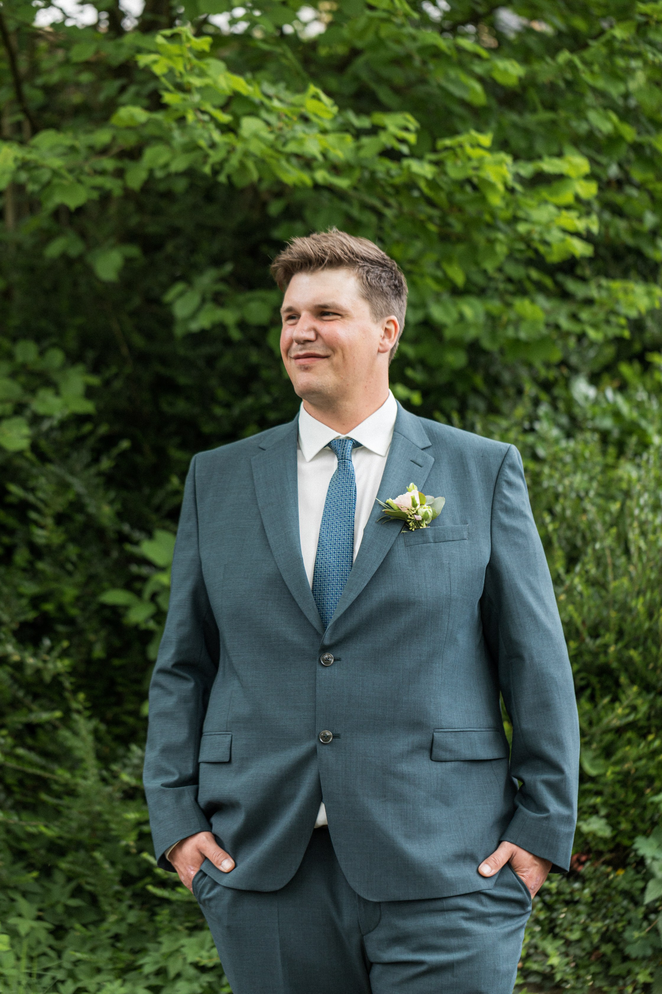 Kirchliche Trauung in Oerlinghausen. Hochzeitfotograf in Bielefeld