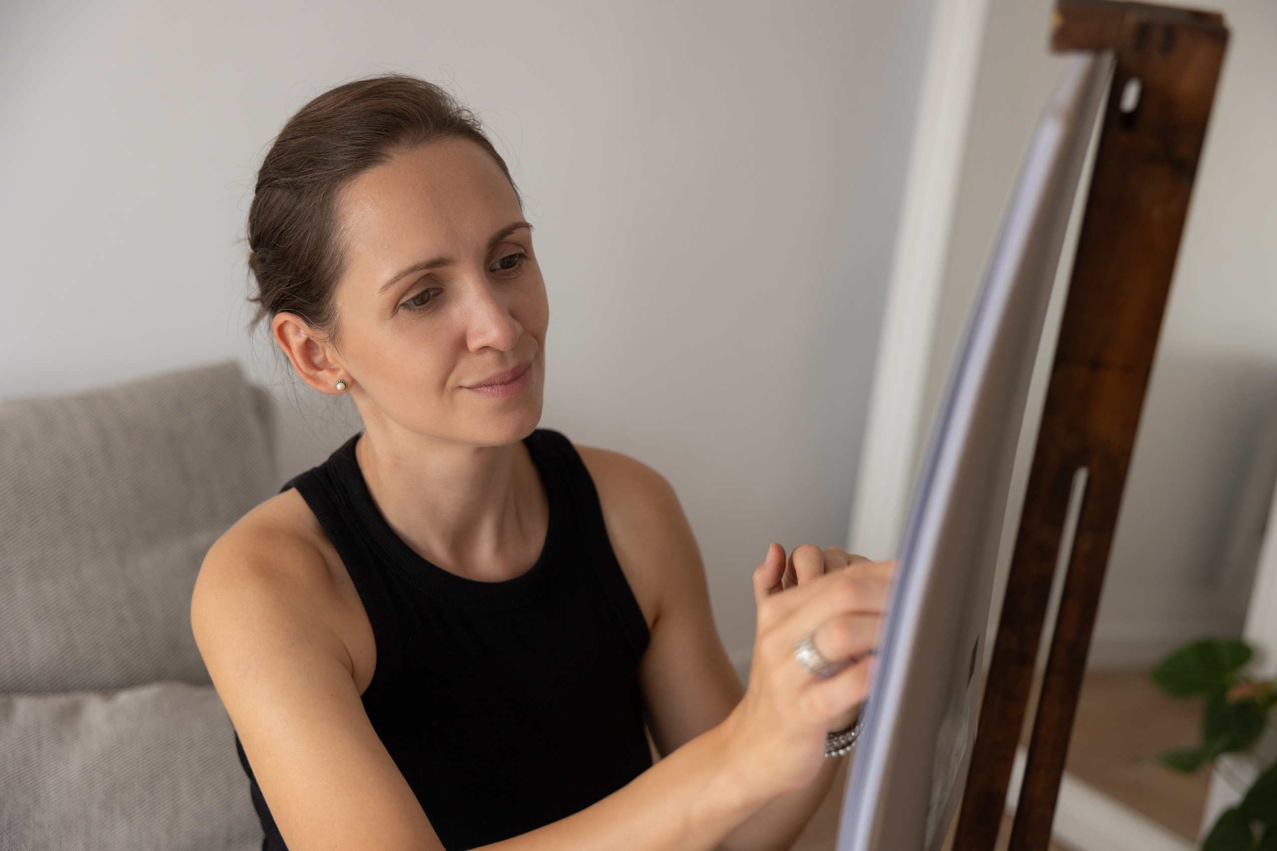 Séance photo de marque personnelle pour art-thérapeute. Eugénie Smirnova — Photographe à Toulouse et dans le Sud-Ouest