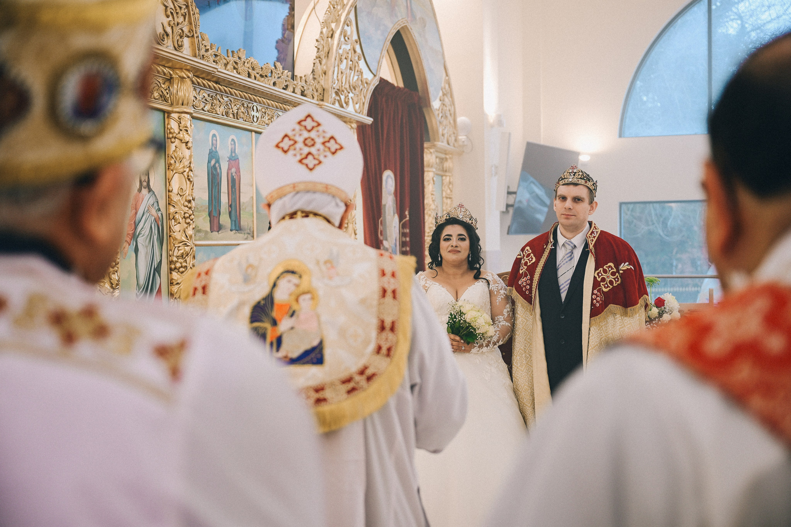 Wedding photography Solihull ar St. Mary & Archangel Michael Coptic Orthodox Cathedral