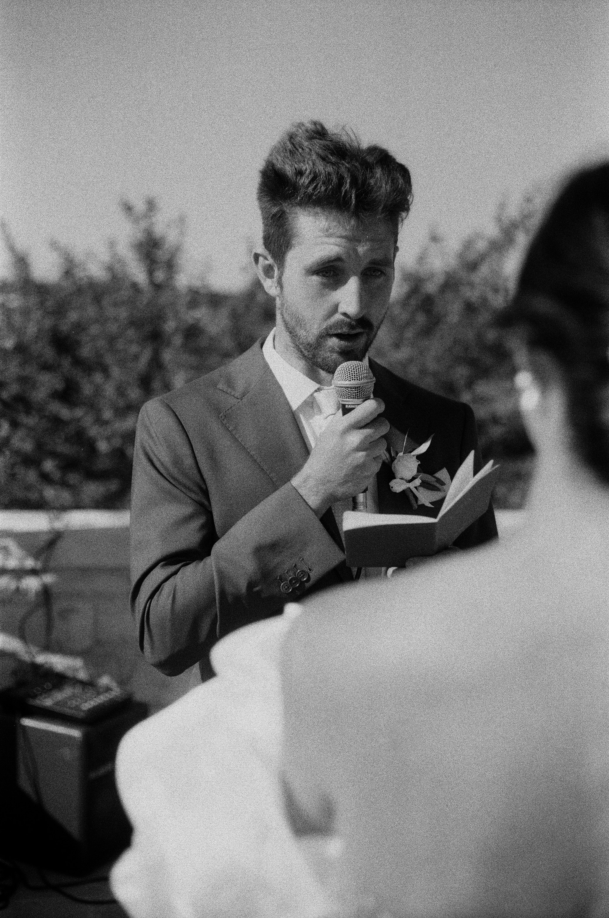 Stephanie & Christian film photos. Wedding photographer Italy