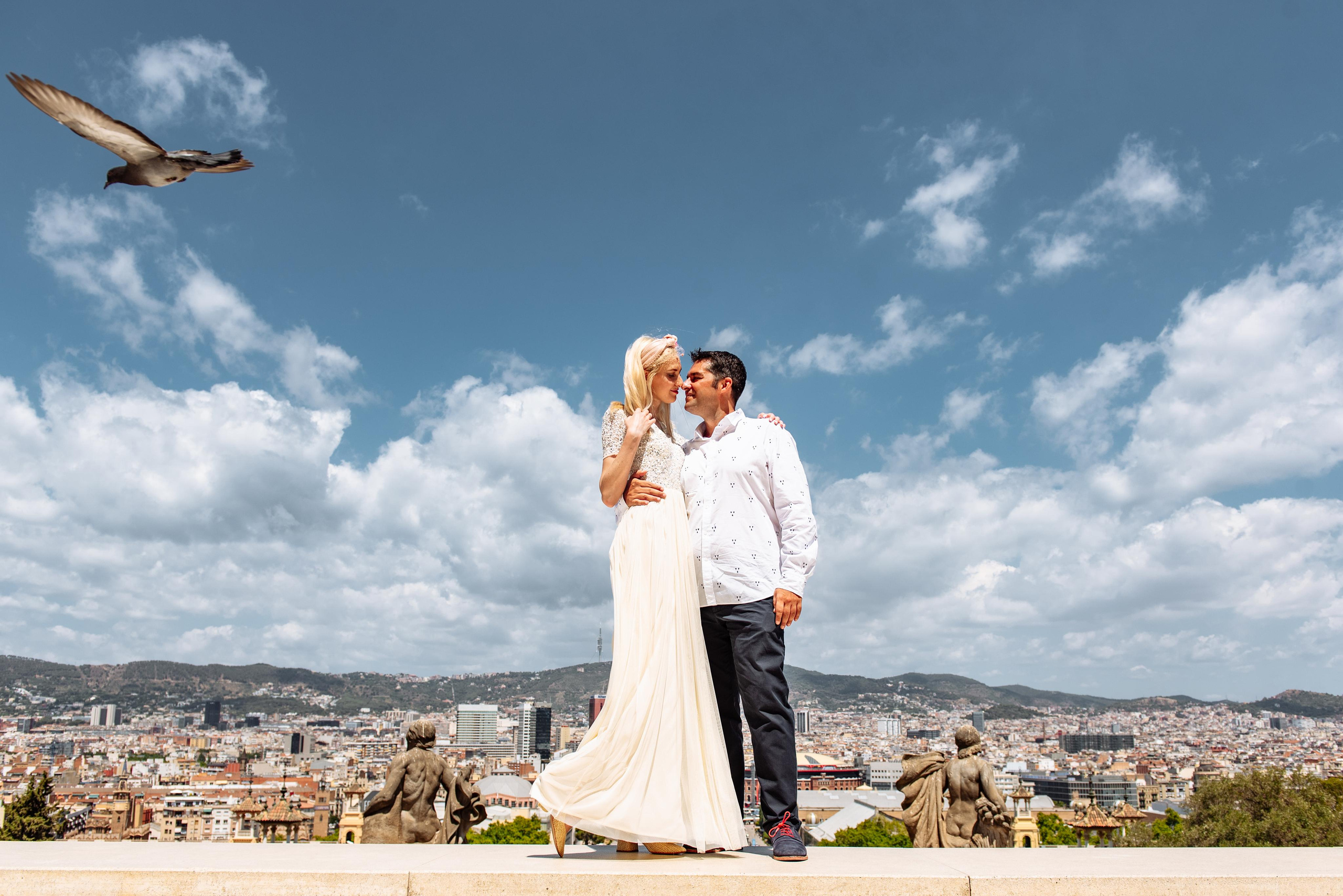 Ksenia & Josep. Fotógrafa Ekaterina Gasanova - sesiones de fotos en Barcelona