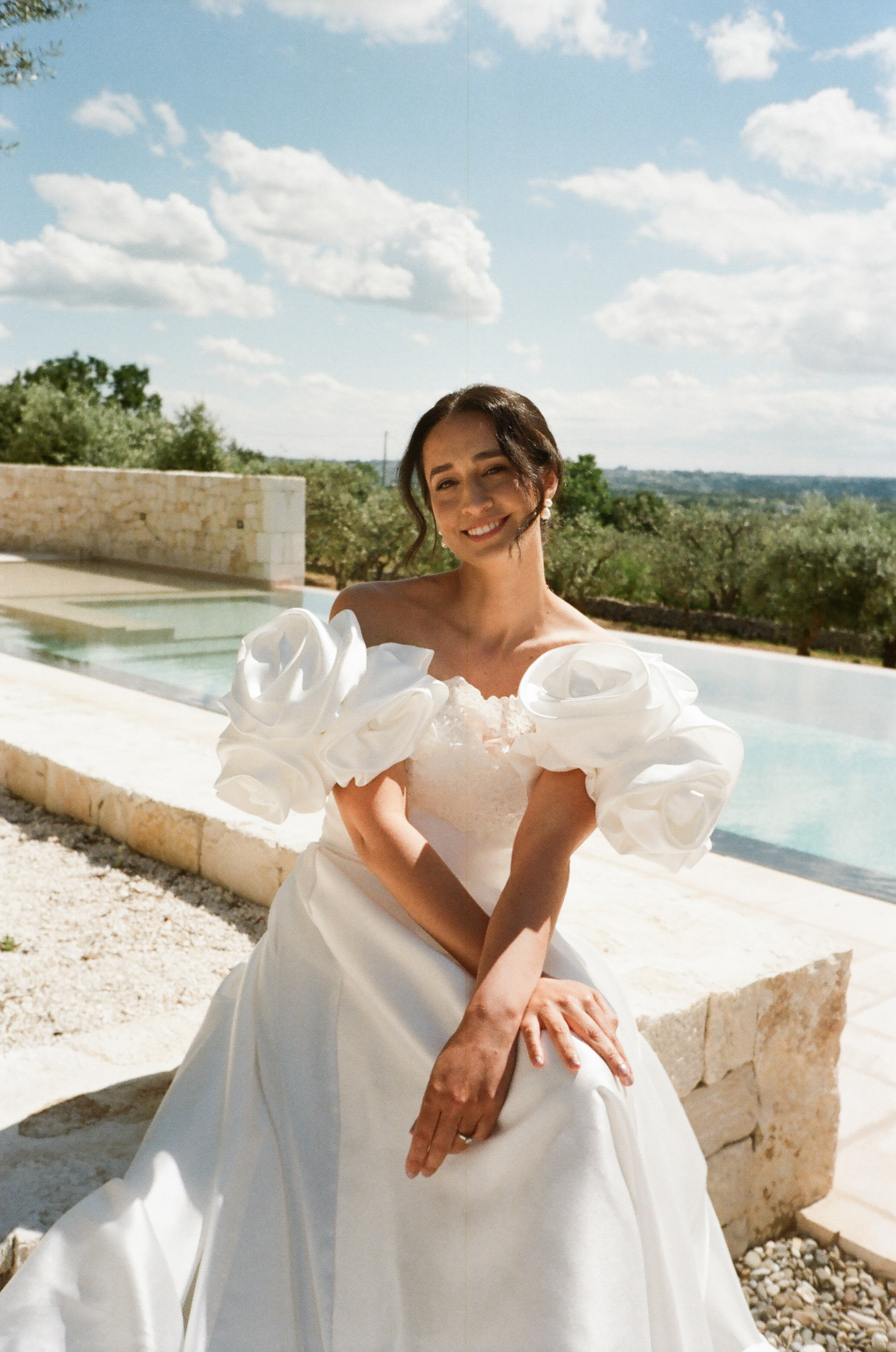 Stephanie & Christian film photos. Wedding photographer Italy