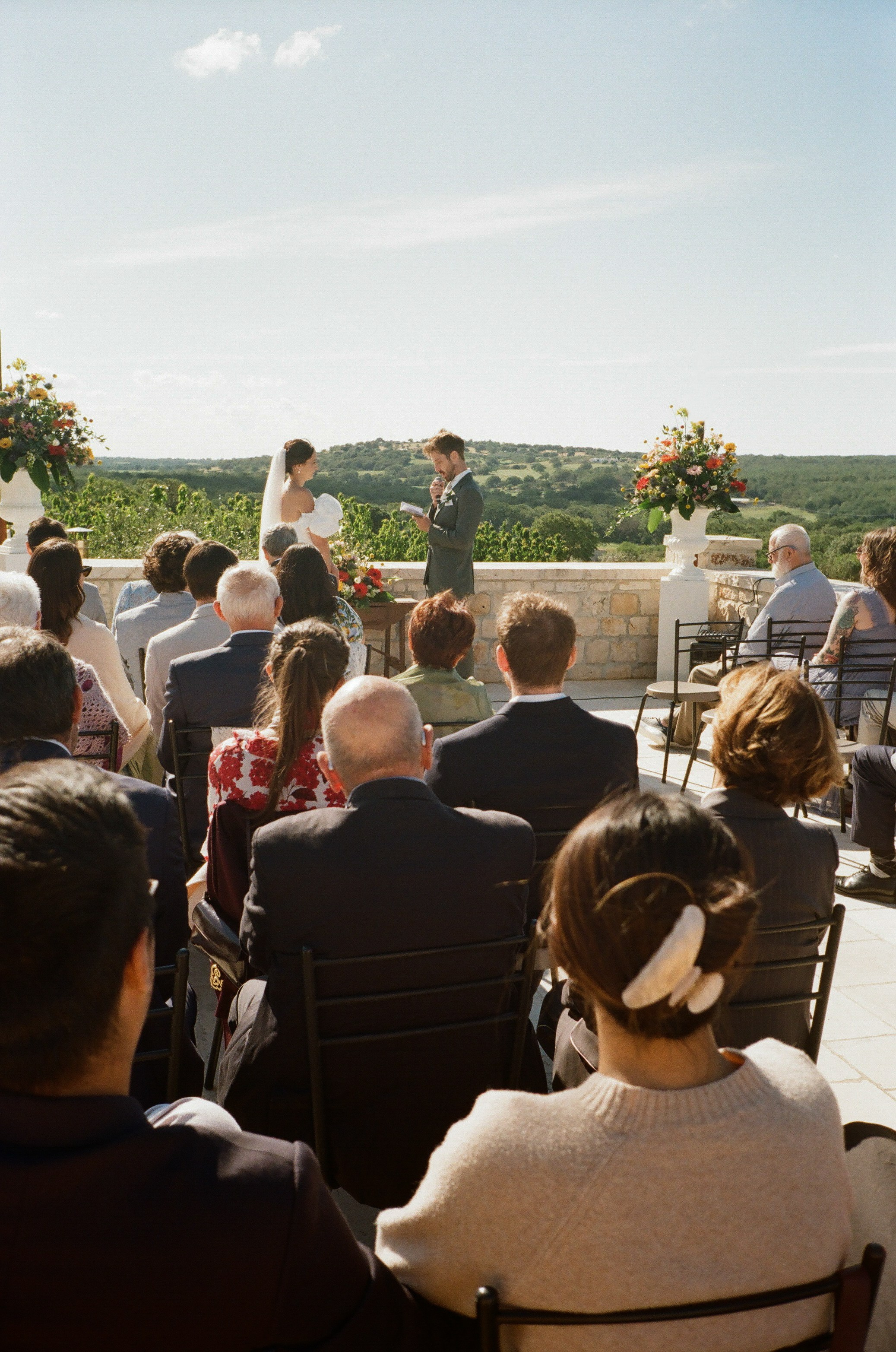 Stephanie & Christian film photos. Wedding photographer Italy