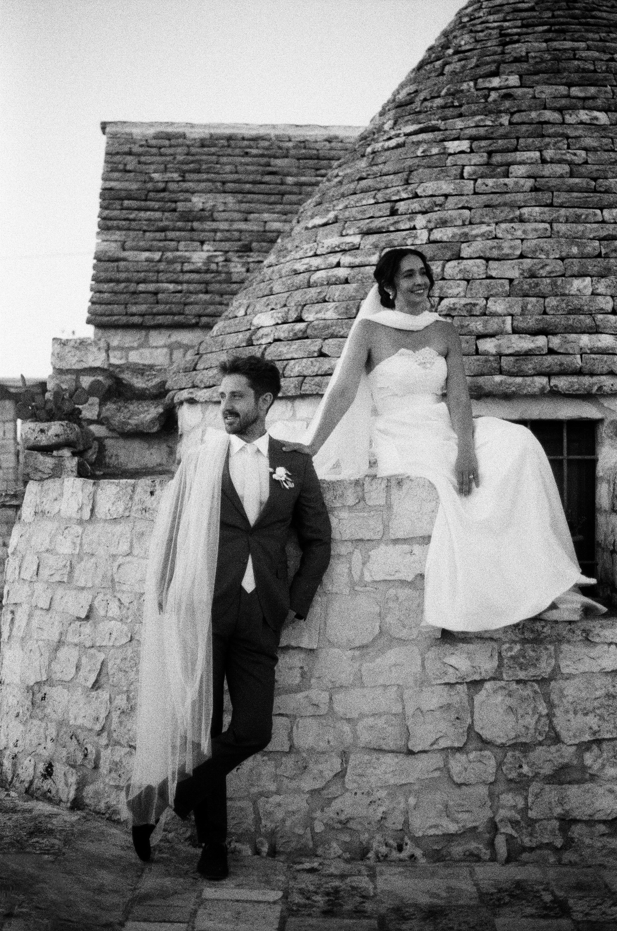 Stephanie & Christian film photos. Wedding photographer Italy