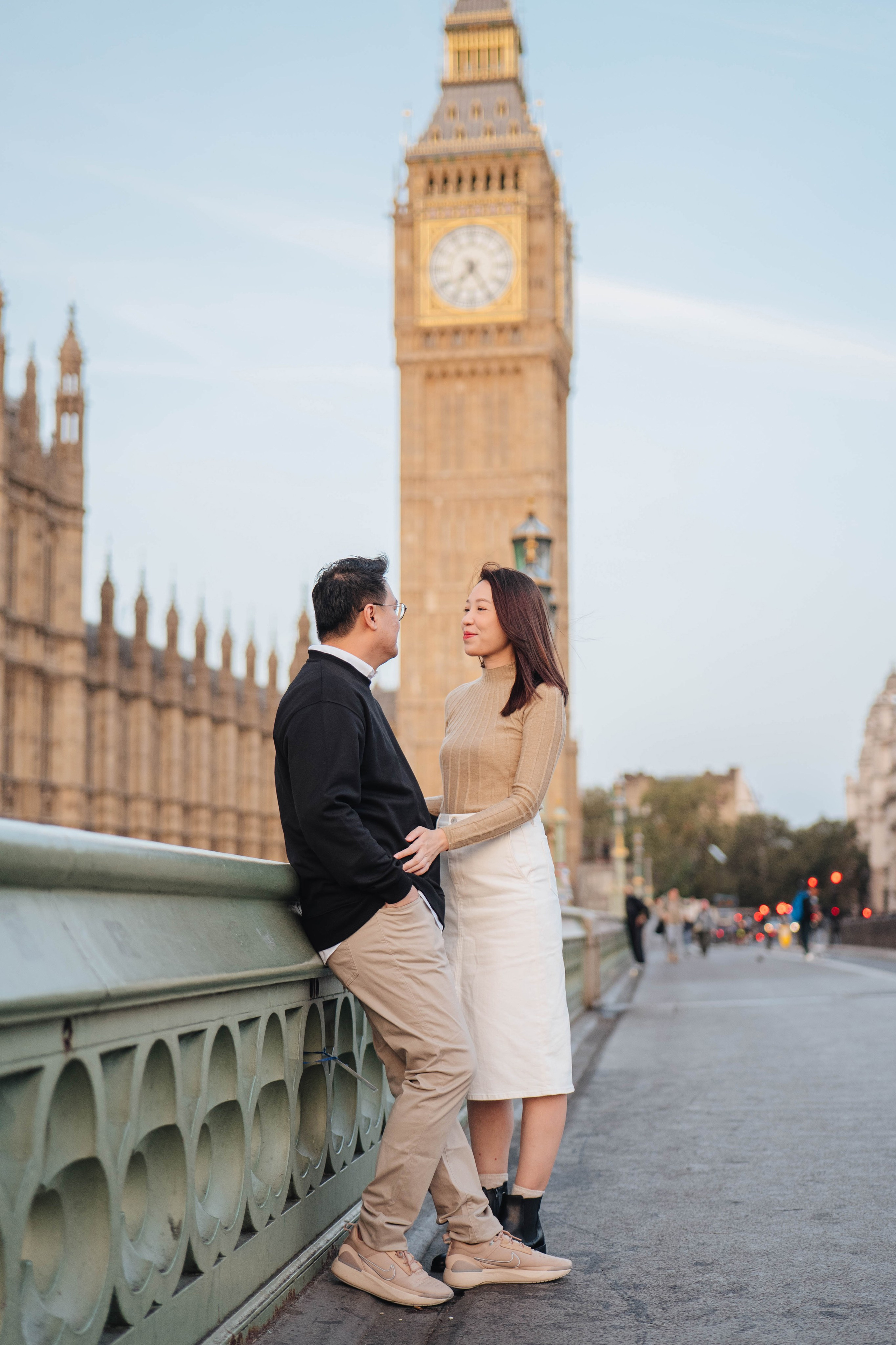 Early morning in central London. Wedding and family photographer in London
