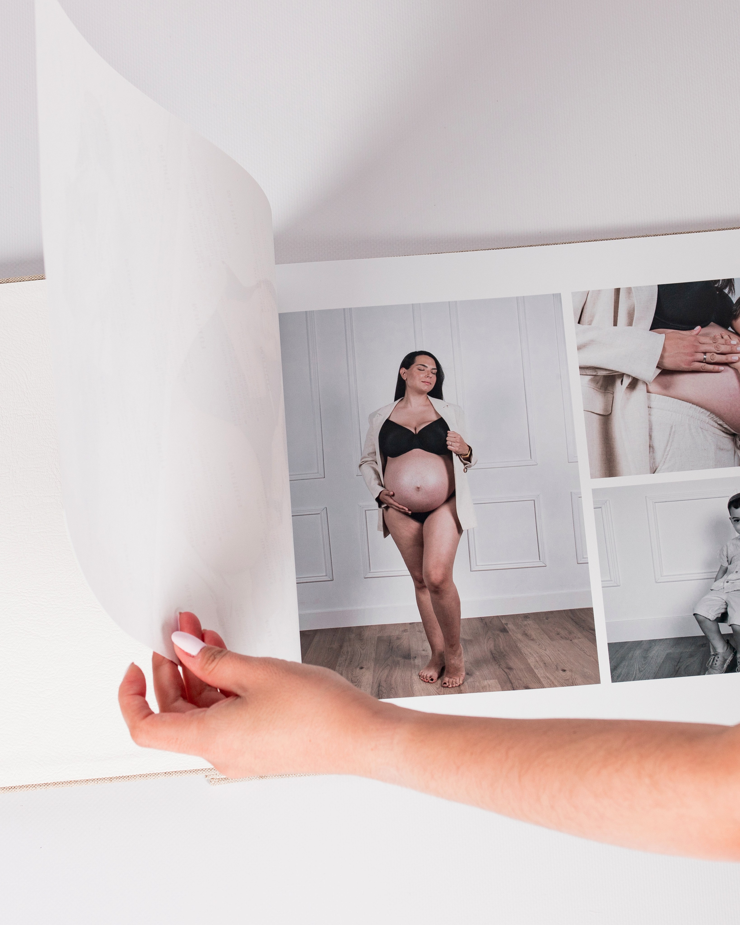 Sesiones de Fotografía de Embarazo en Madrid - Rainbox. Rainbox Estudio de Fotografía