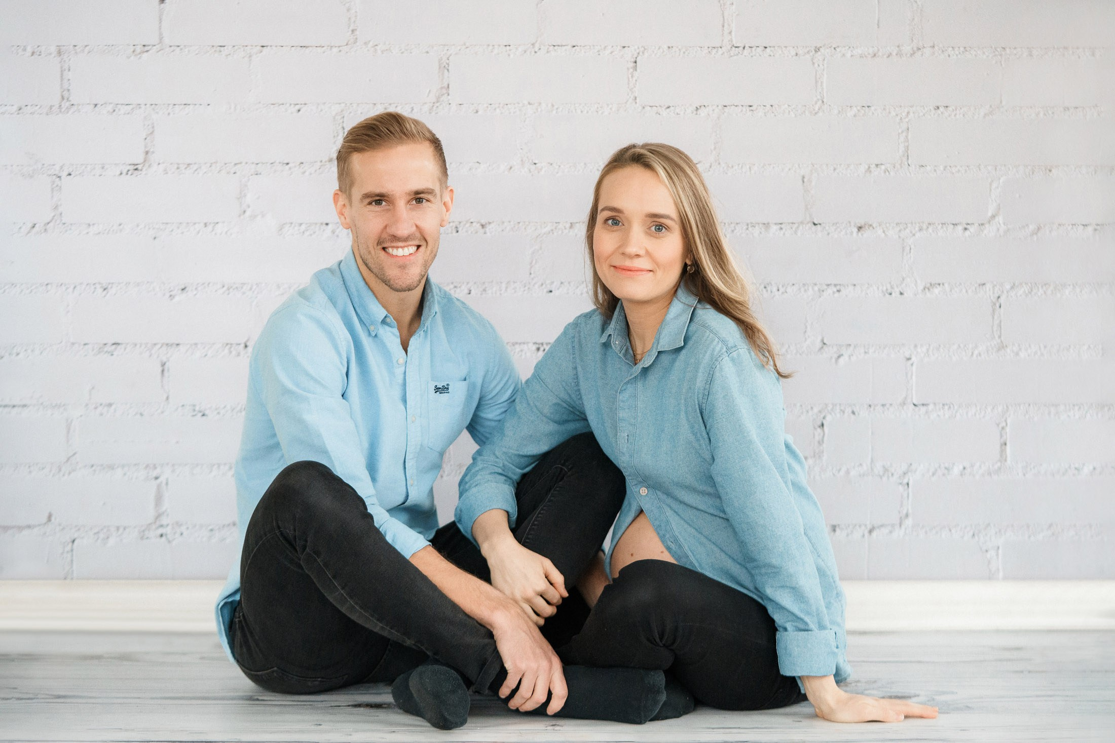 Raskauskuvaus studiossa