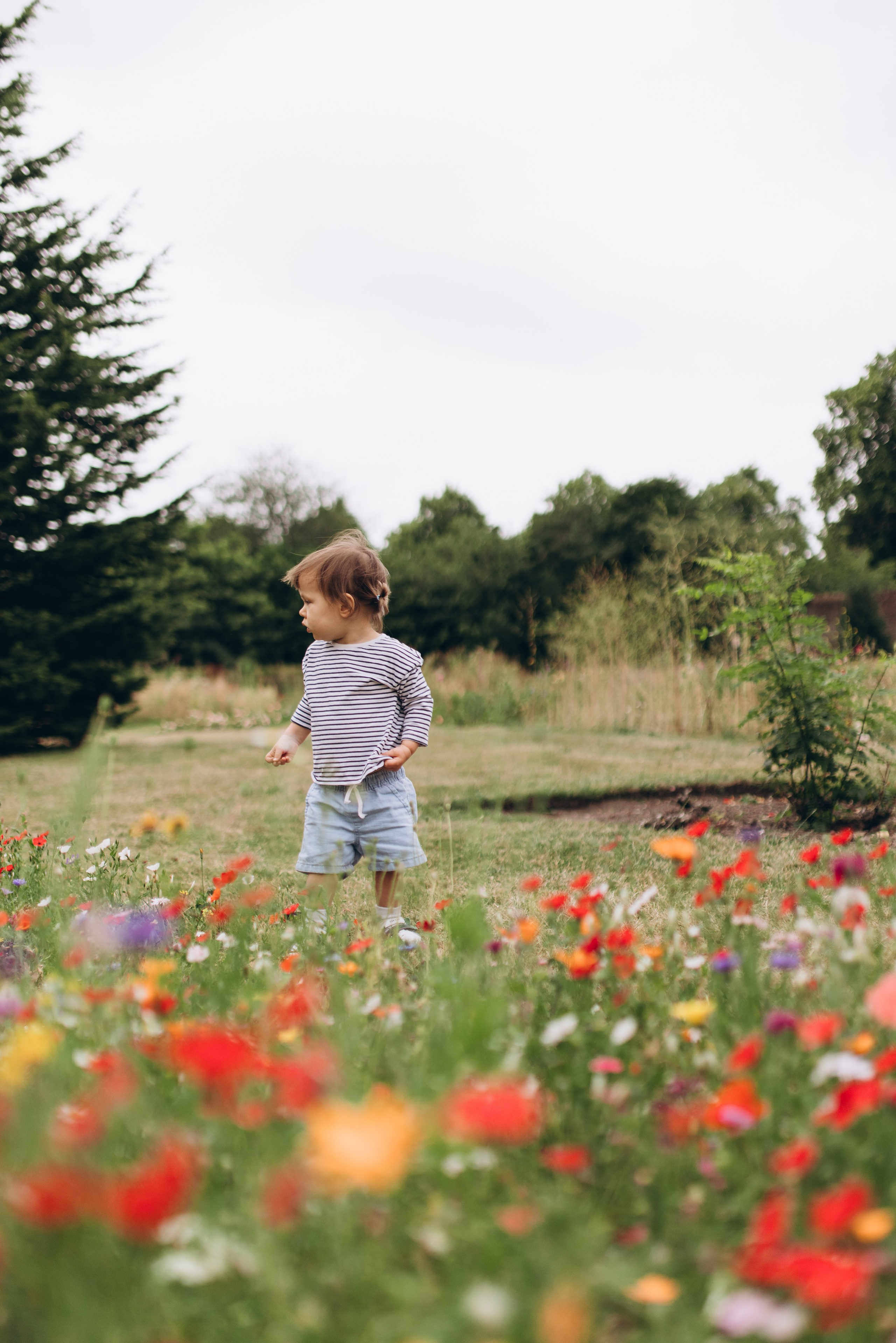 Milena with parents (Greenwich Park). Anastasia Klink, Photographer in London