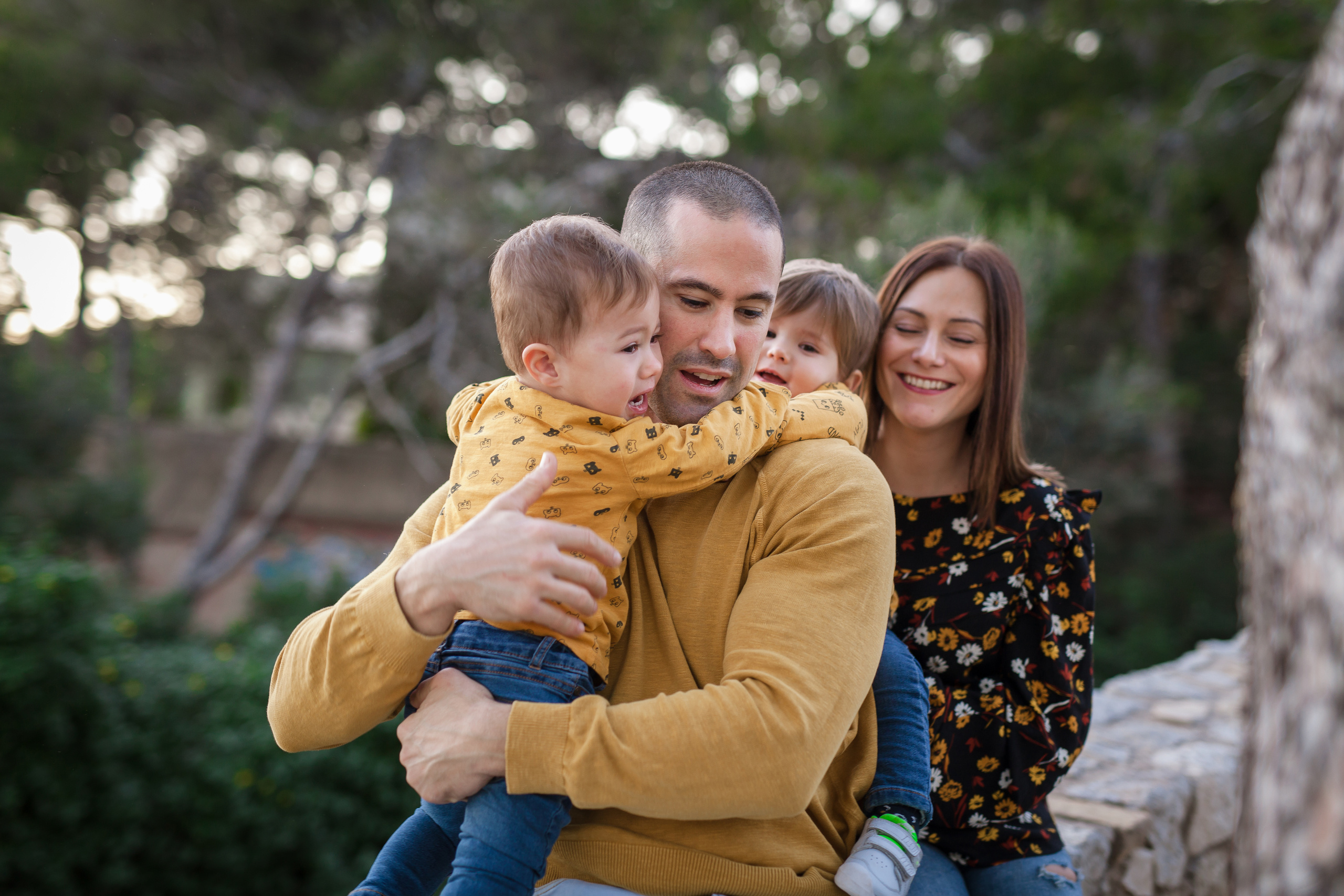 Sesión de fotos familiares en Salou. Fotógrafo en Barcelona  Maslik Yulia