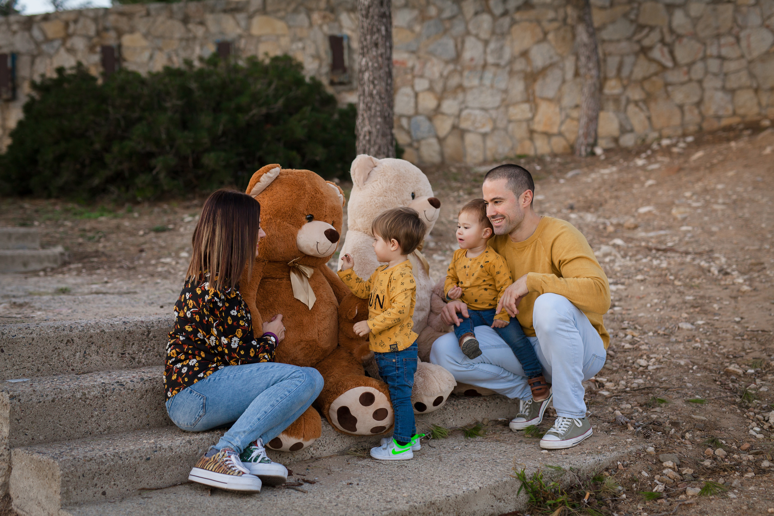 Sesión de fotos familiares en Salou. Fotógrafo en Barcelona  Maslik Yulia