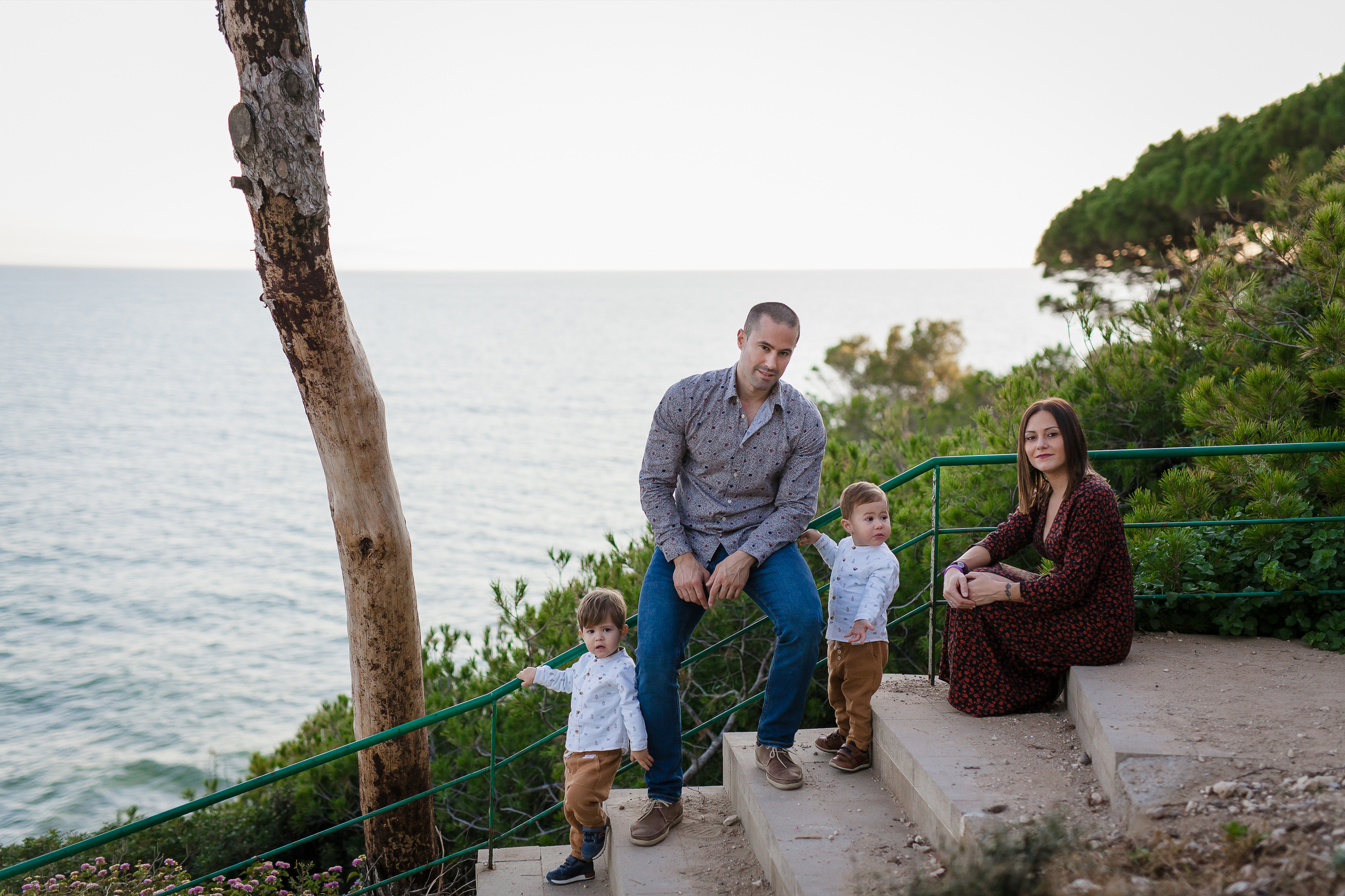 Sesión de fotos familiares en Salou. Fotógrafo en Barcelona  Maslik Yulia