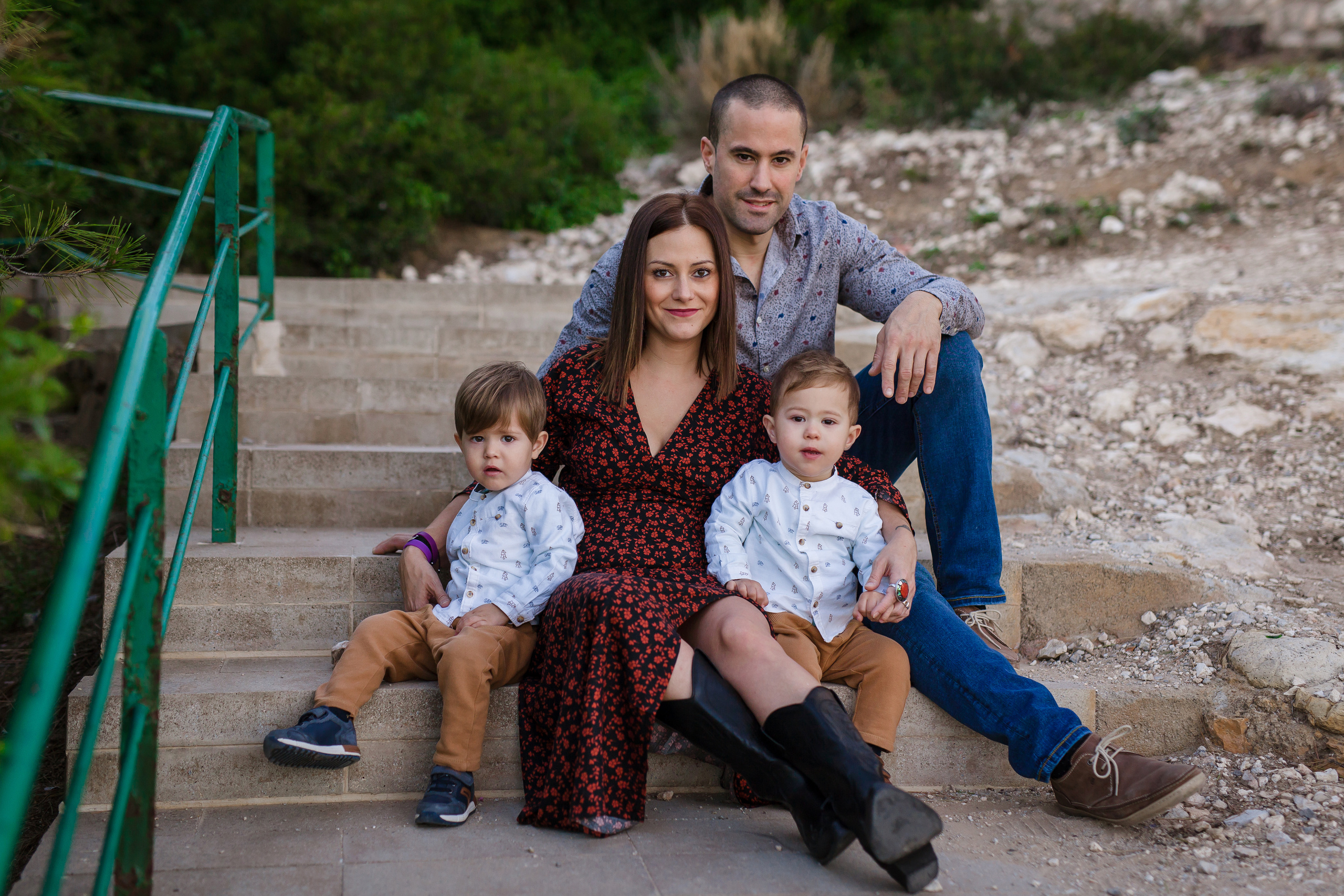 Sesión de fotos familiares en Salou. Fotógrafo en Barcelona  Maslik Yulia