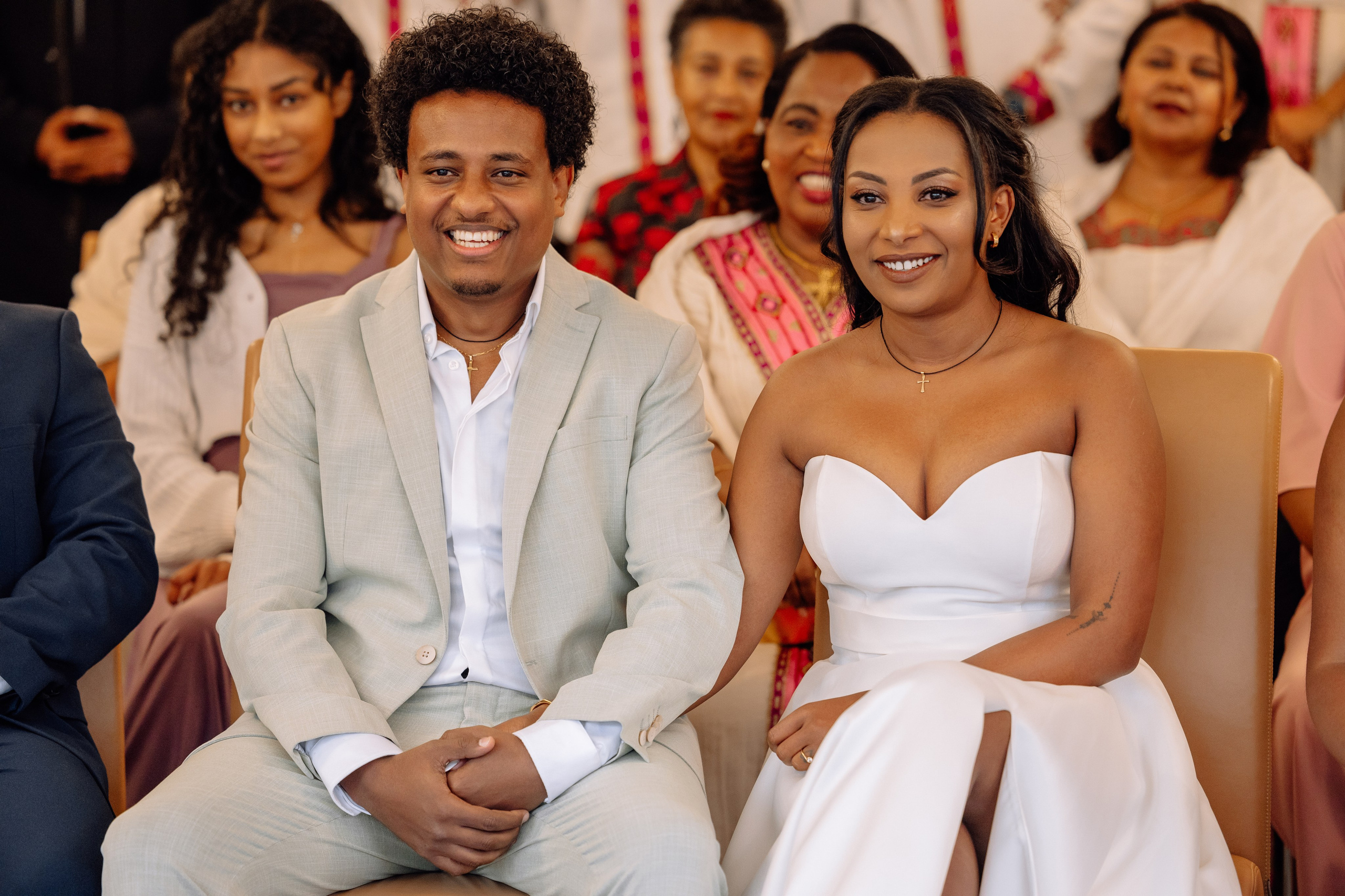 Äthiopische Hochzeit in der Mandlstrasse/Frühling 2025. Hochzeitsfotograf München Taufe Familienfotograf Tanja Mauke