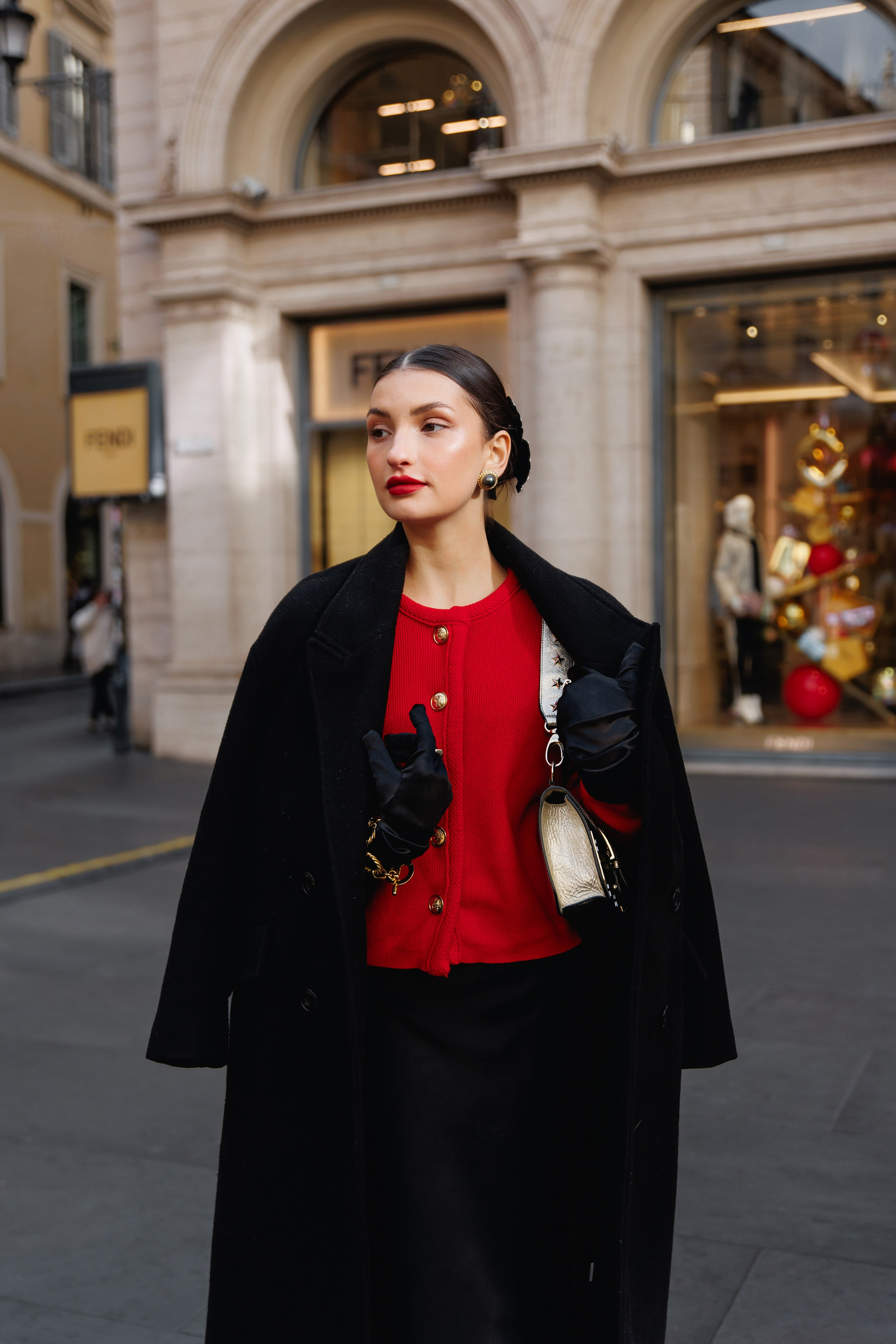 Christmas photoshooting in Rome Couple street christmas shooting Christmast looks style Christmas photoshootingRome christmast Christmas couple looksNew year Photoshooting