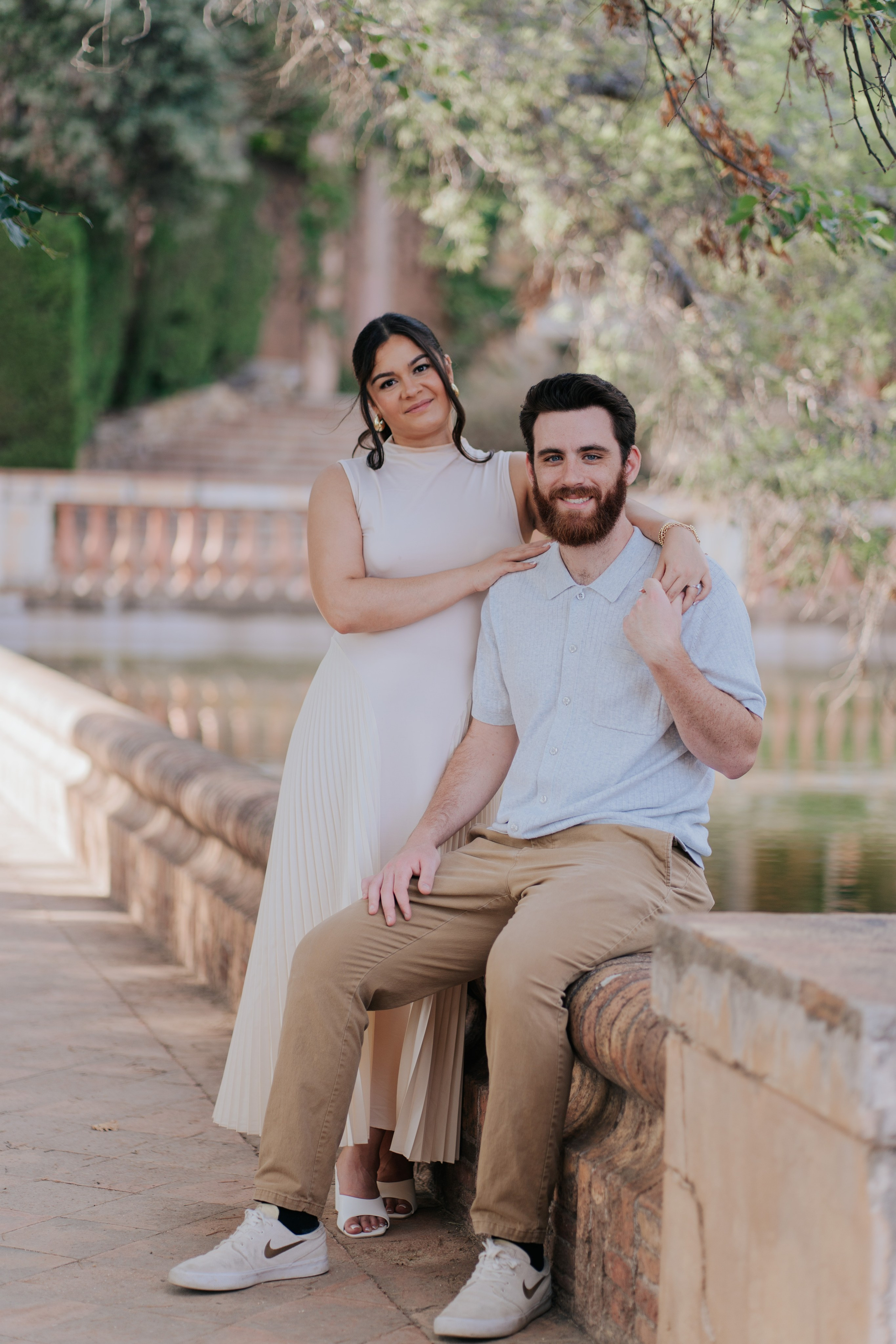 The Secret Park in Barcelona: Perfect for Proposals, Engagements, and Stunning Photoshoots. DiaFoto — Wow Photographer in Barcelona | Premium Barcelona Photoshoot Experience