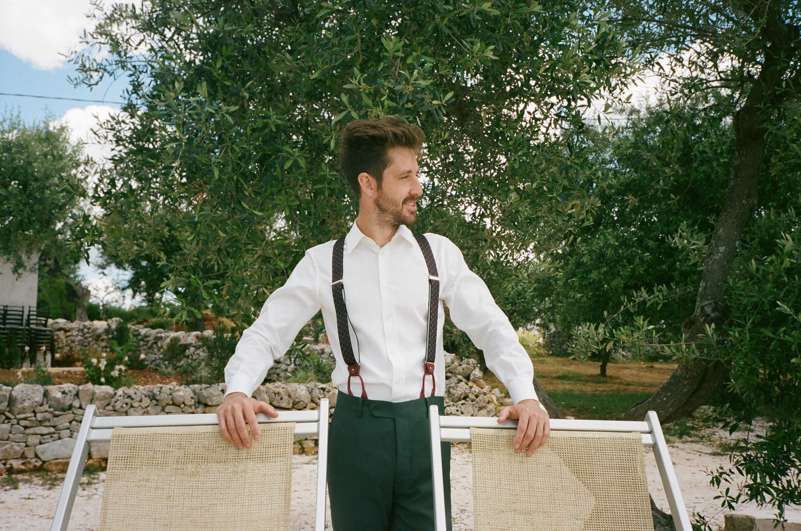 Stephanie & Christian film photos. Wedding photographer Italy