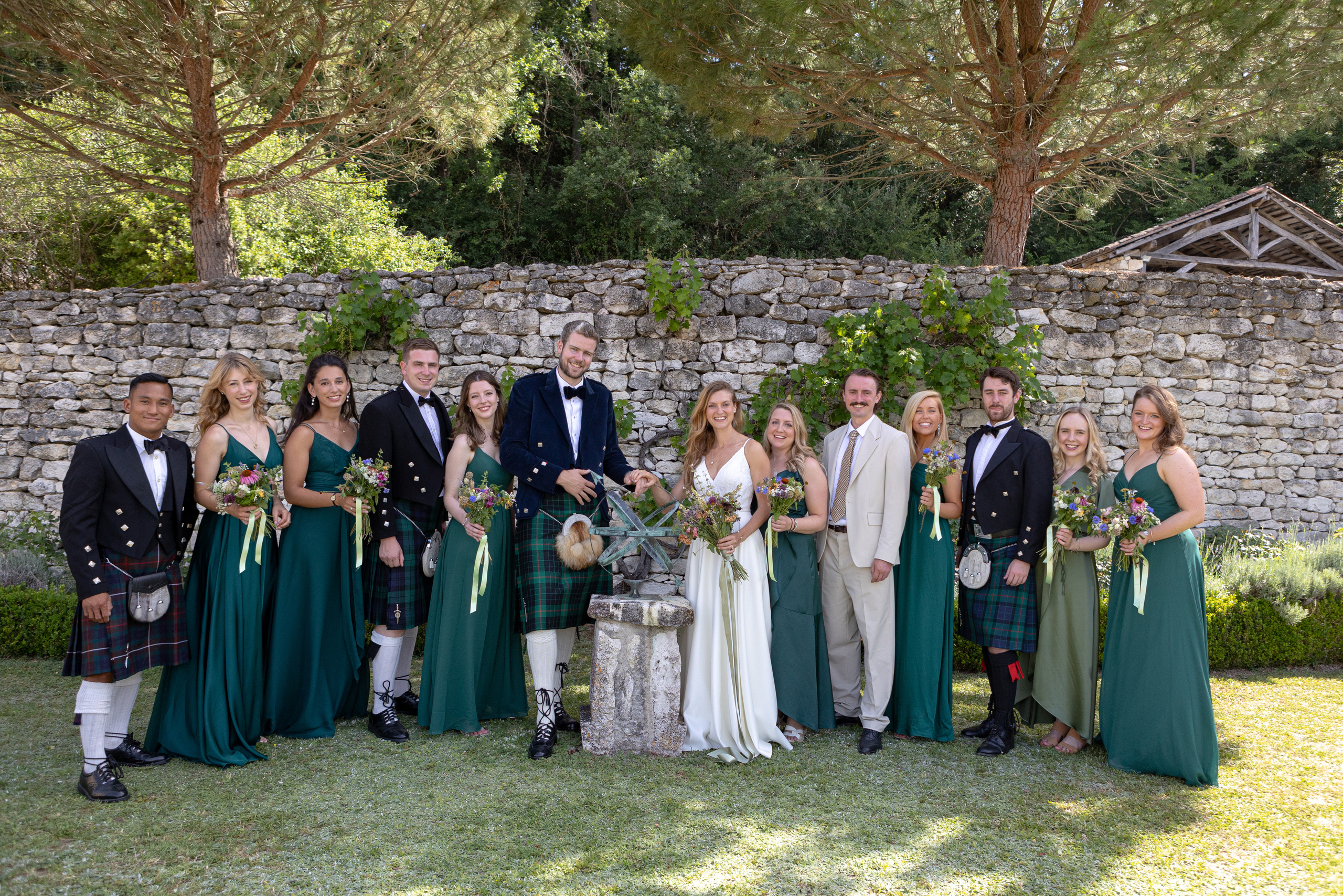 Mariage anglo-écossais à Souquet Hall, Aquitaine, France. Eugénie Smirnova — Photographe à Toulouse et dans le Sud-Ouest