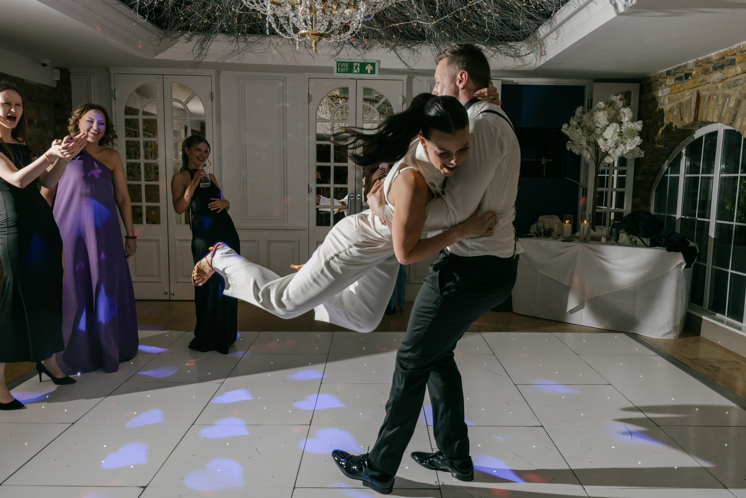 Wedding first dance at Friern Manor Country Hotel Essex