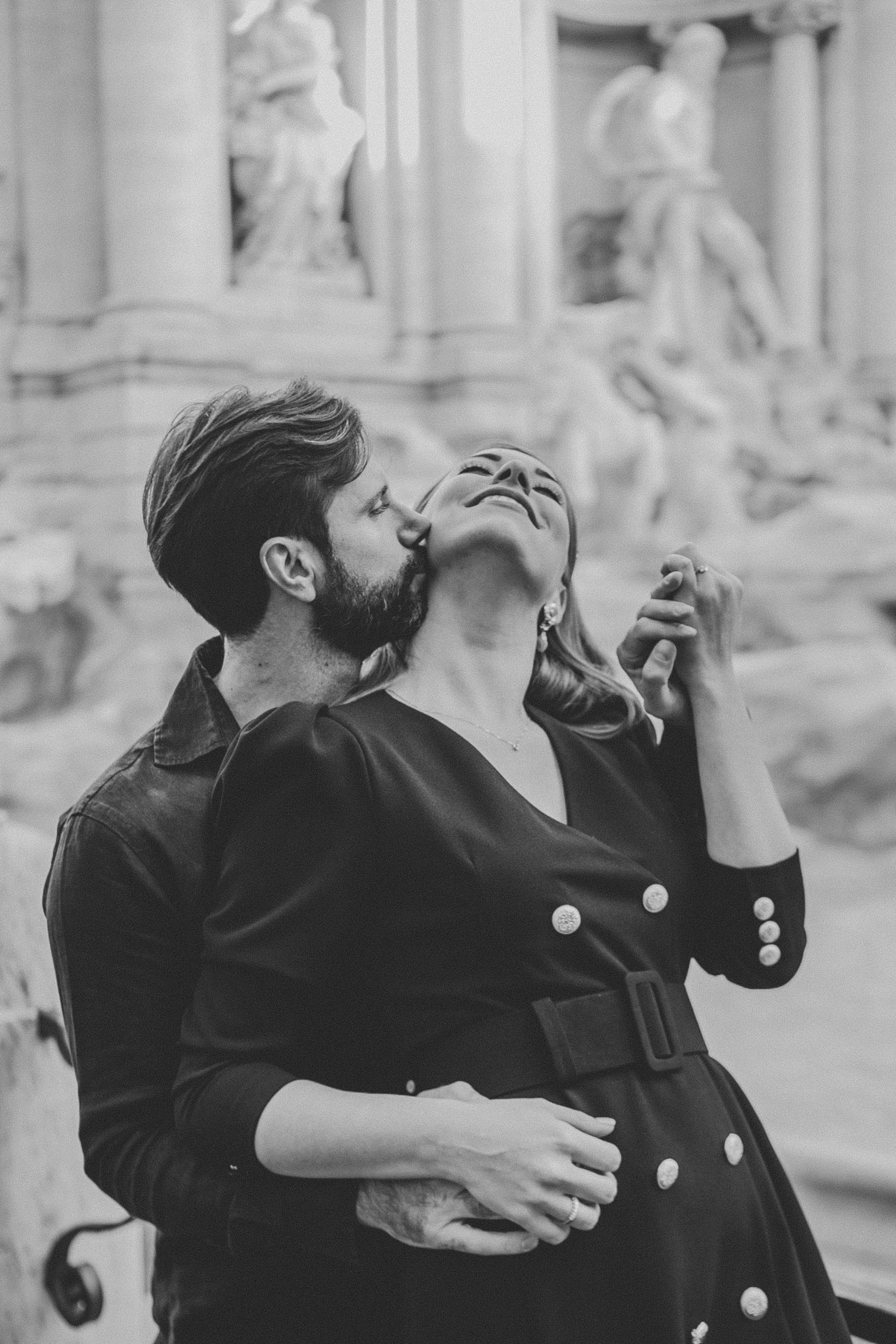 Irina and Francesco. Professional photographer based in Rome