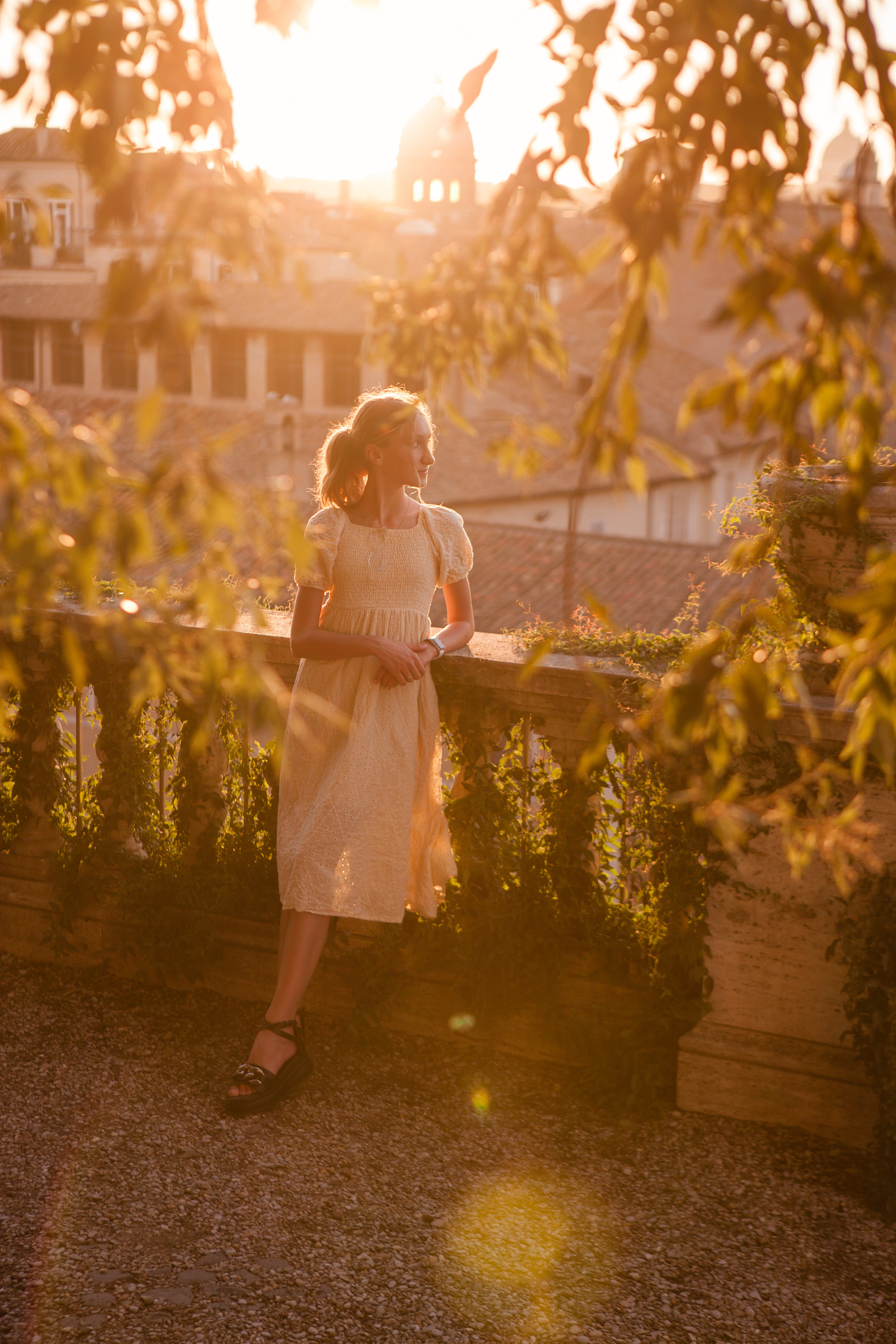 Sunset in Rome. Professional photographer based in Rome