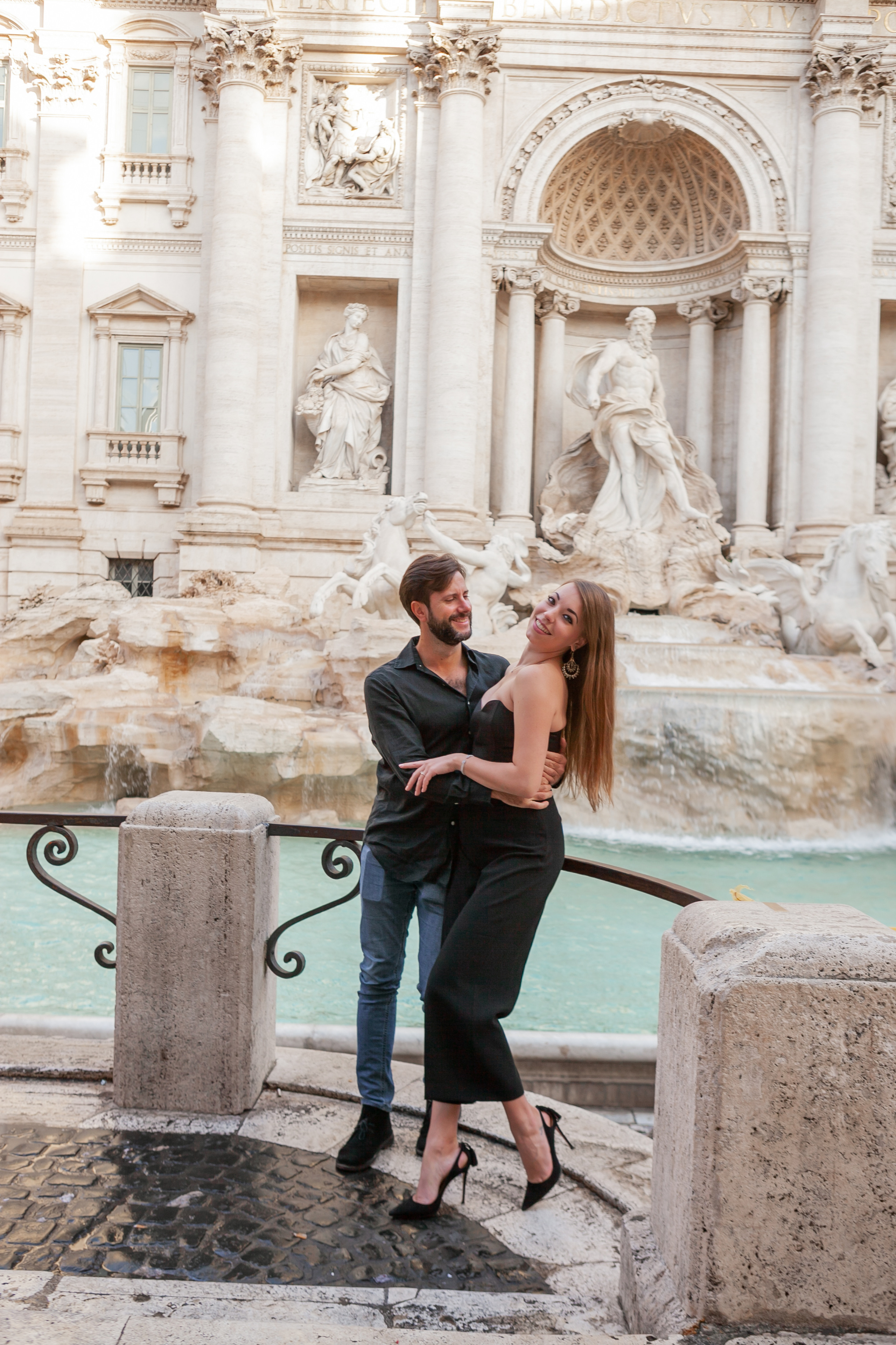 Irina and Francesco. Professional photographer based in Rome