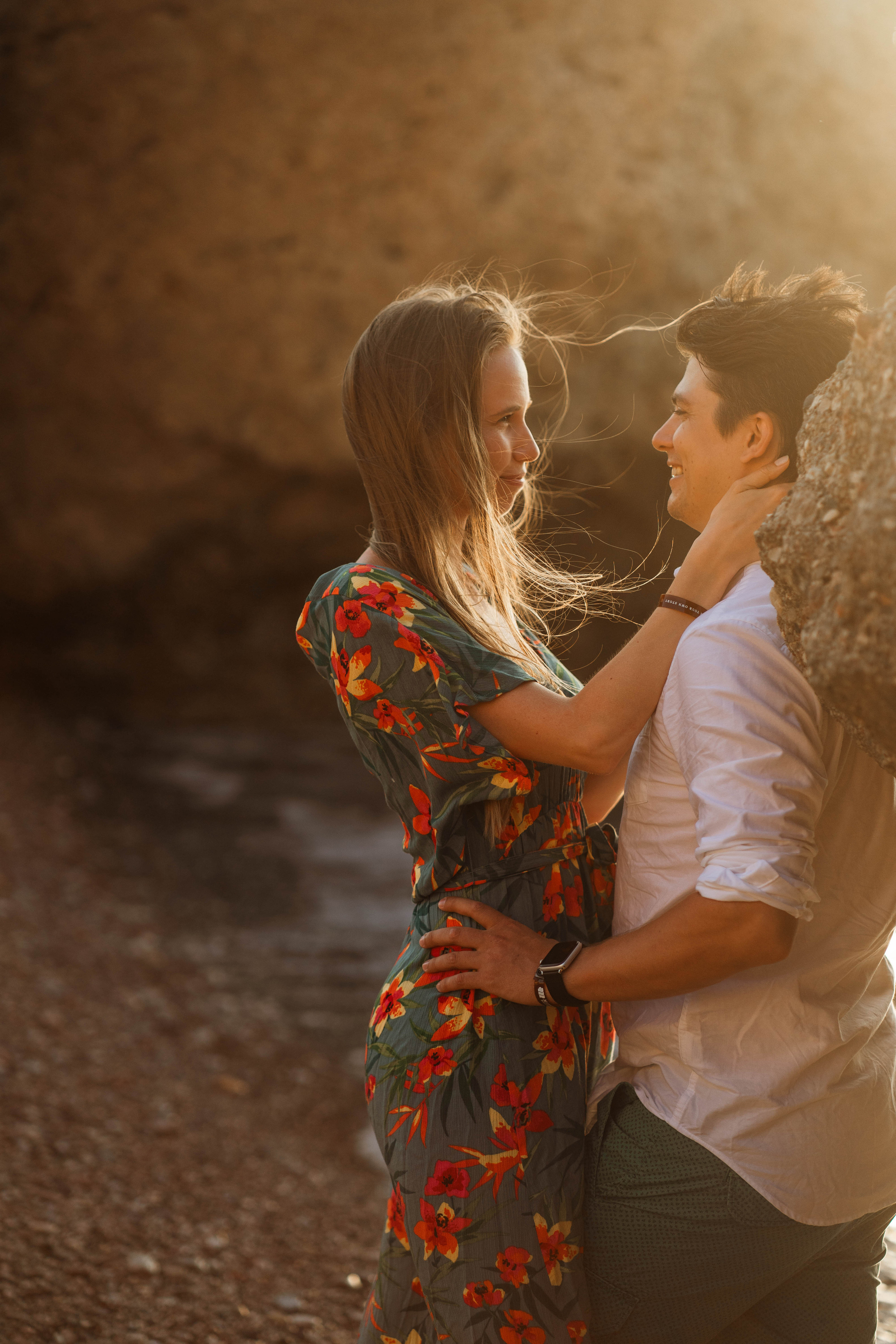 Laura and Tom. Photographer at Santorini