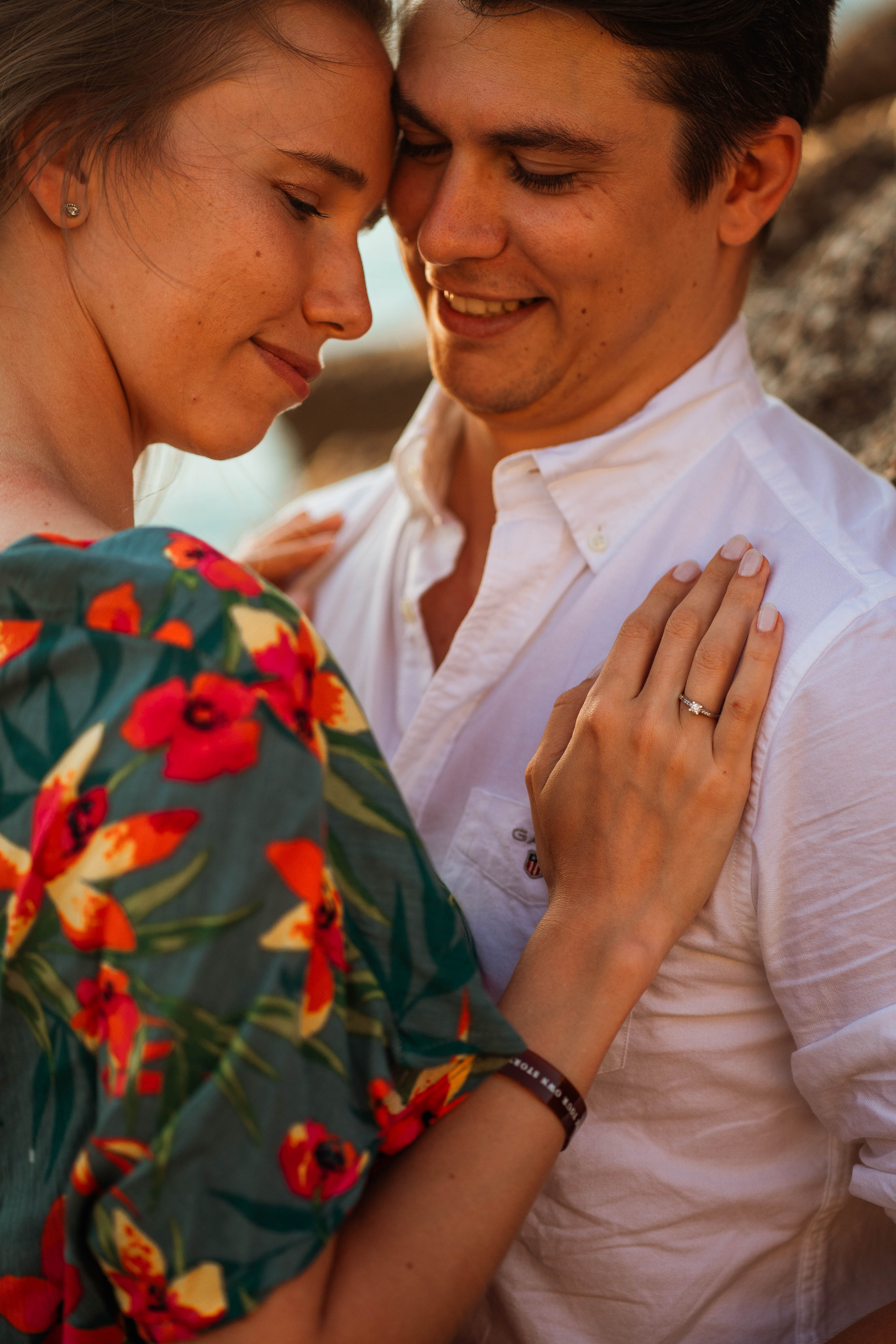 Laura and Tom. Photographer at Santorini