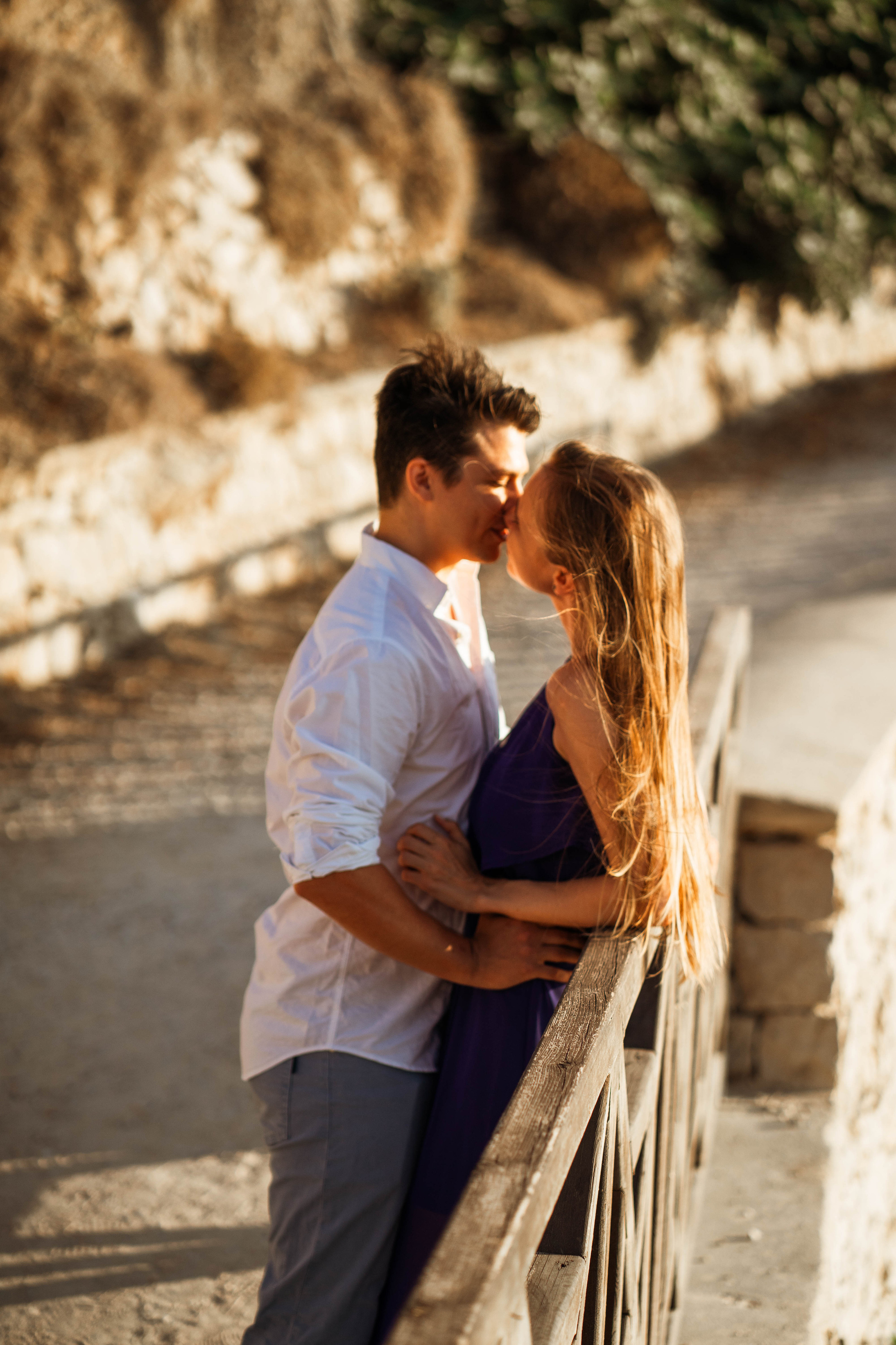 Laura and Tom. Photographer at Santorini