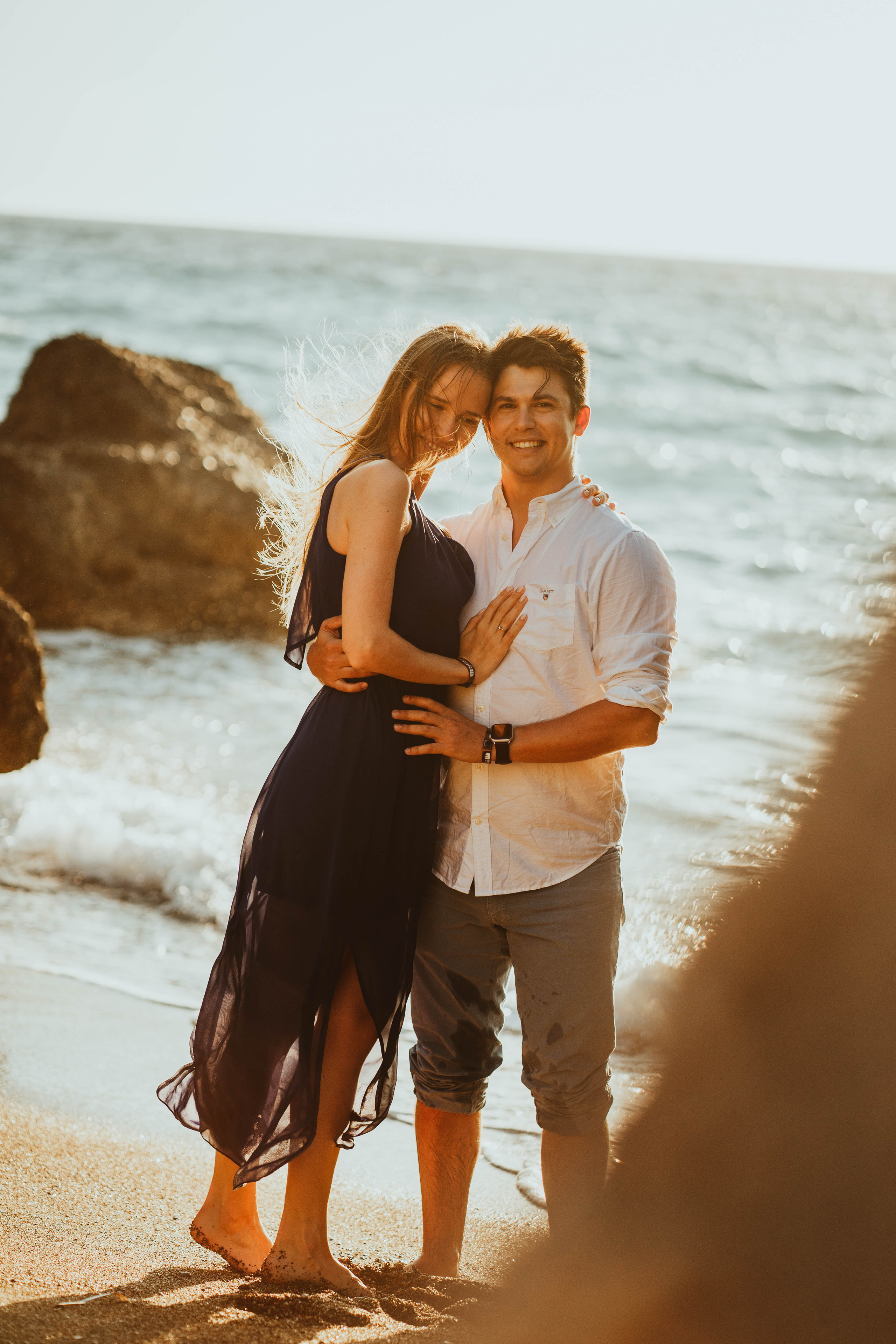 Laura and Tom. Photographer at Santorini