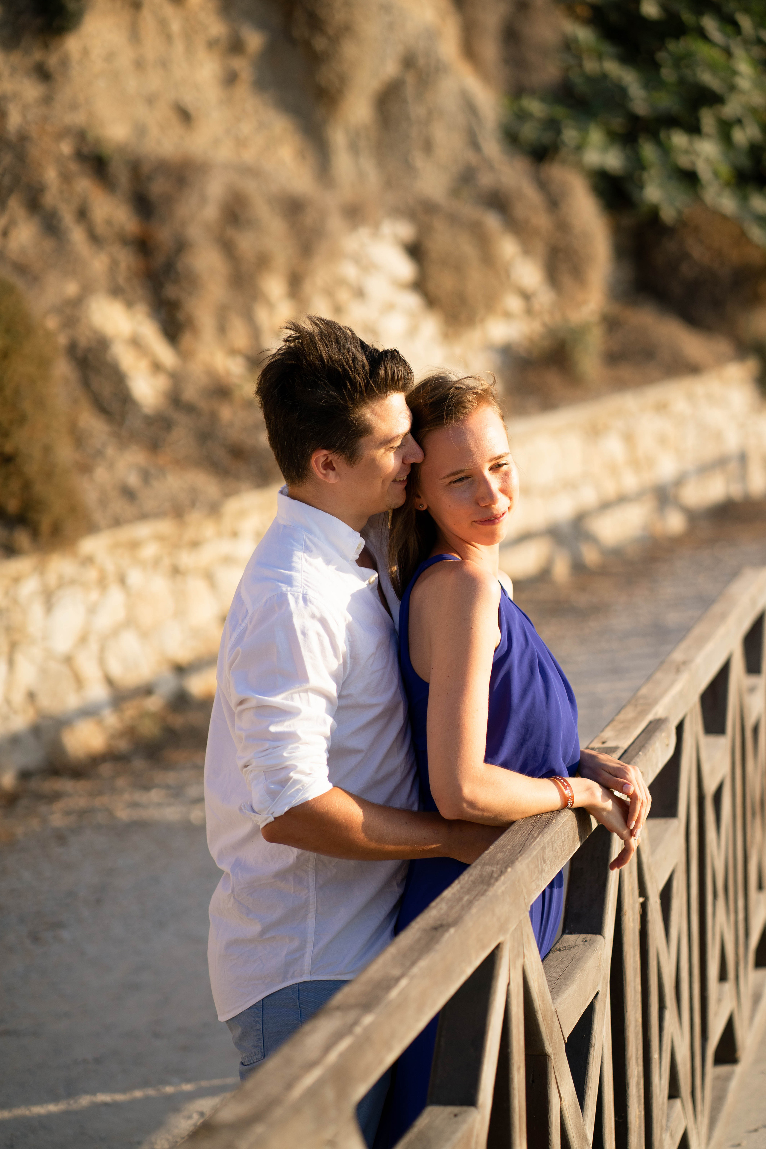 Laura and Tom. Photographer at Santorini
