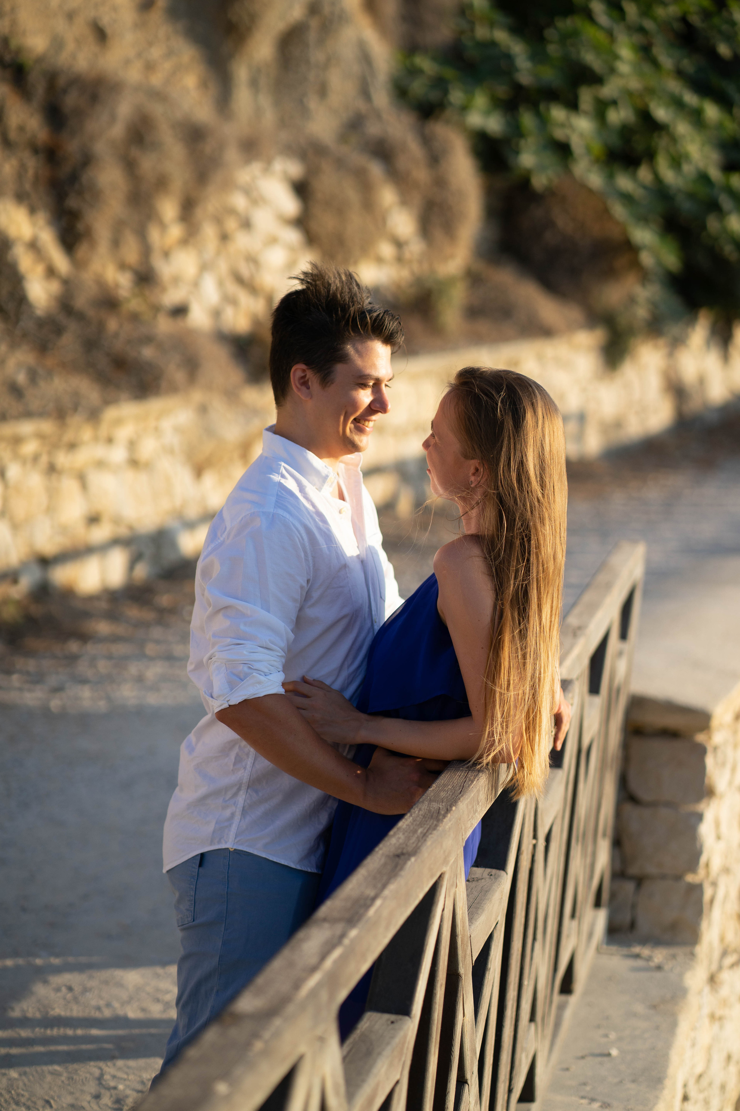 Laura and Tom. Photographer at Santorini