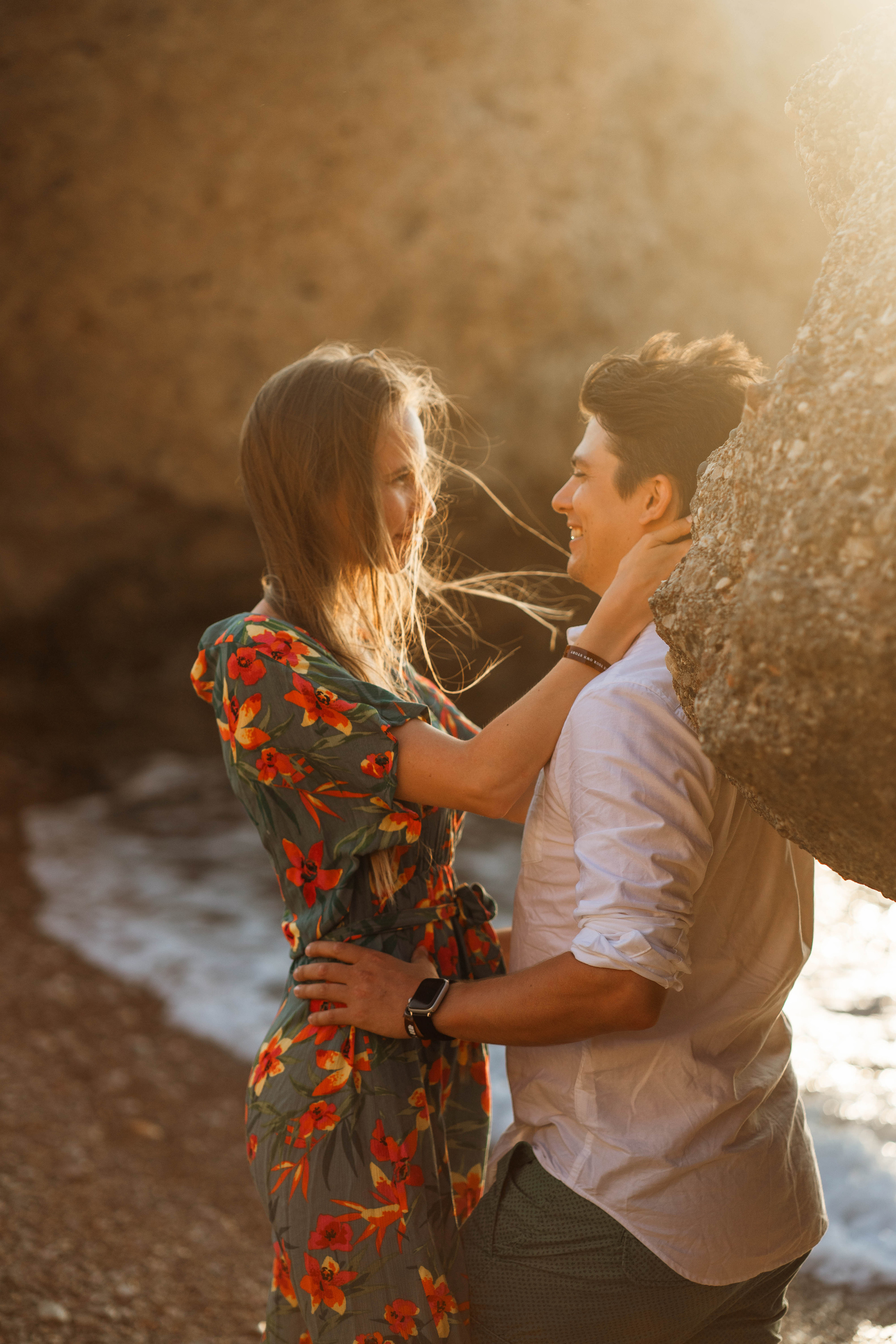 Laura and Tom. Photographer at Santorini