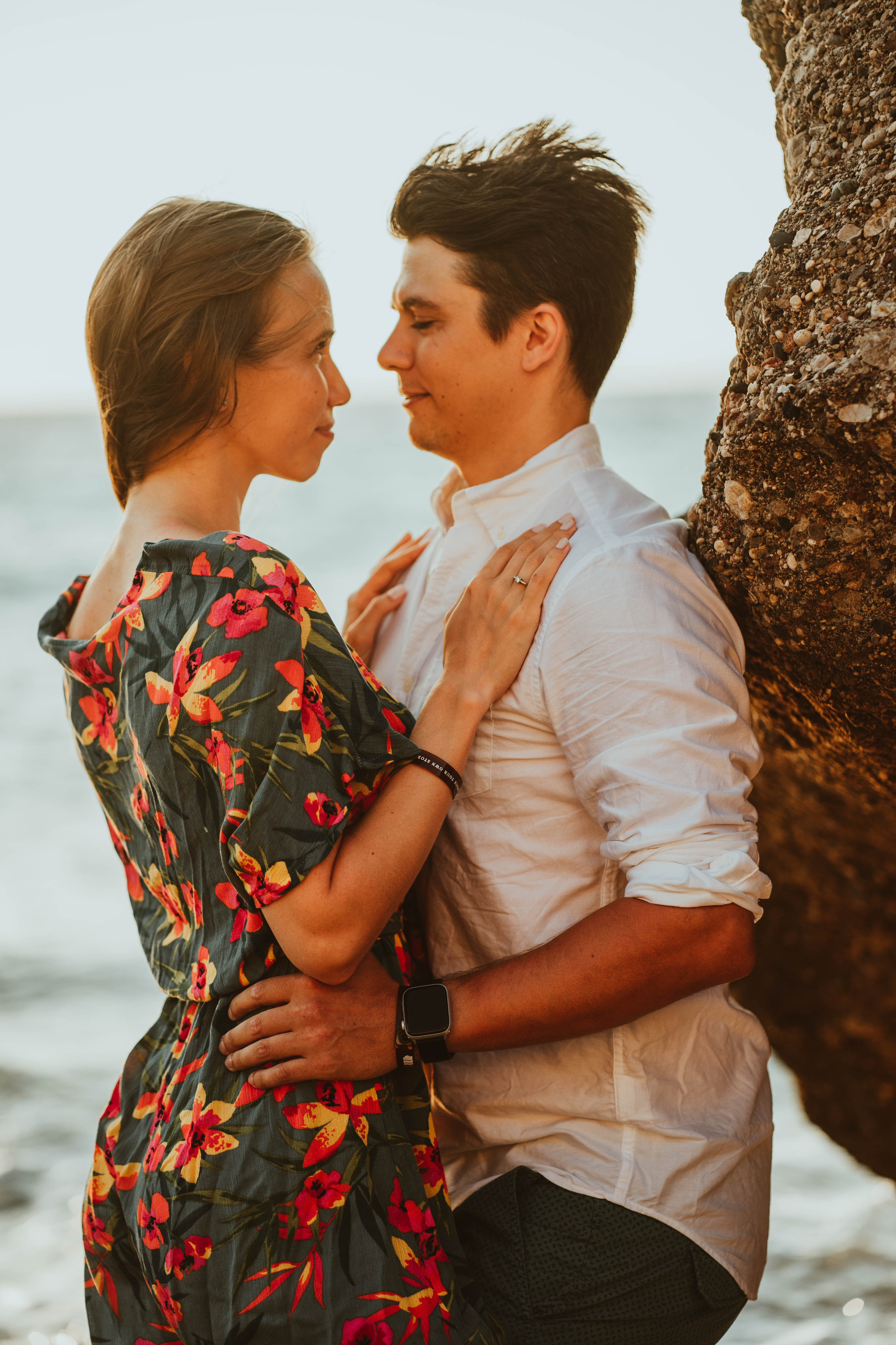 Laura and Tom. Photographer at Santorini