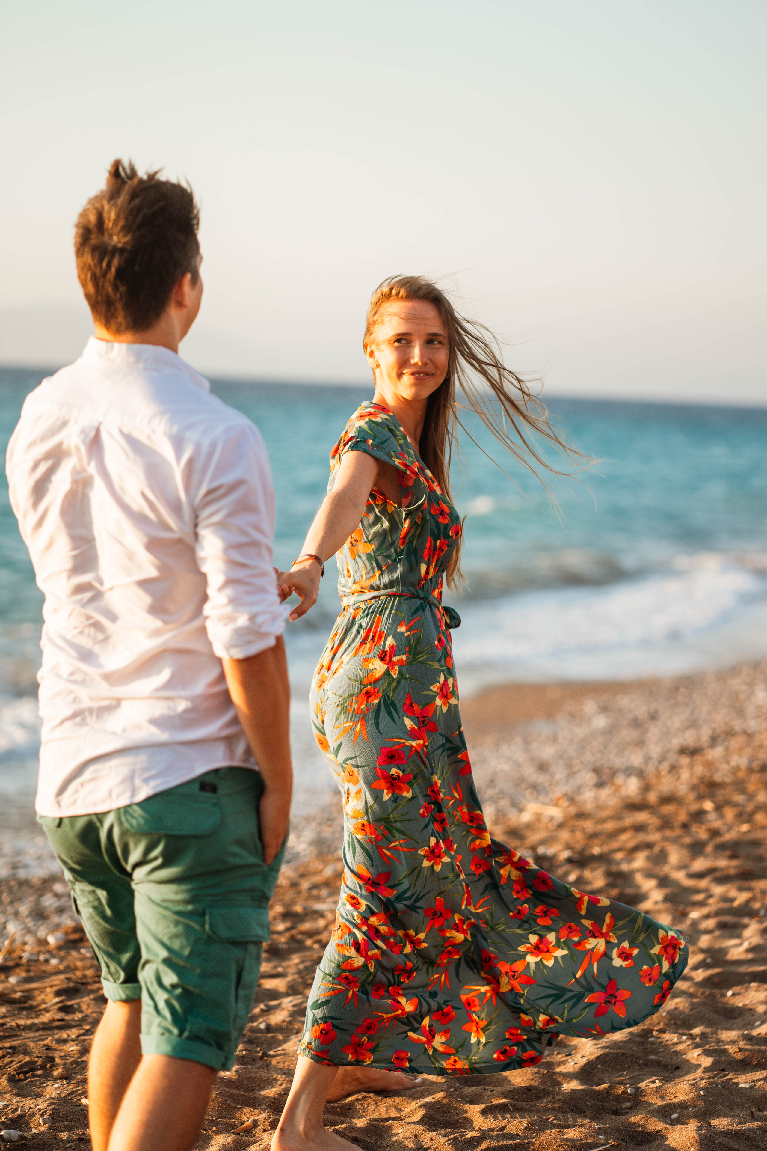 Laura and Tom. Photographer at Santorini