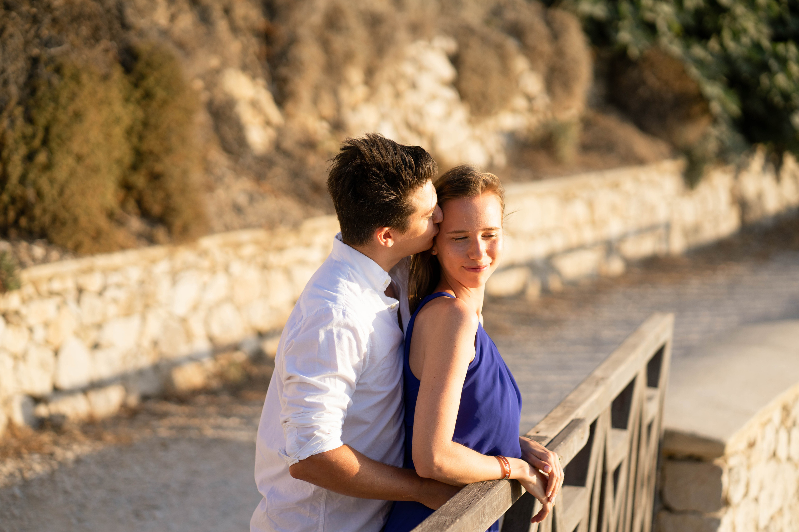 Laura and Tom. Photographer at Santorini