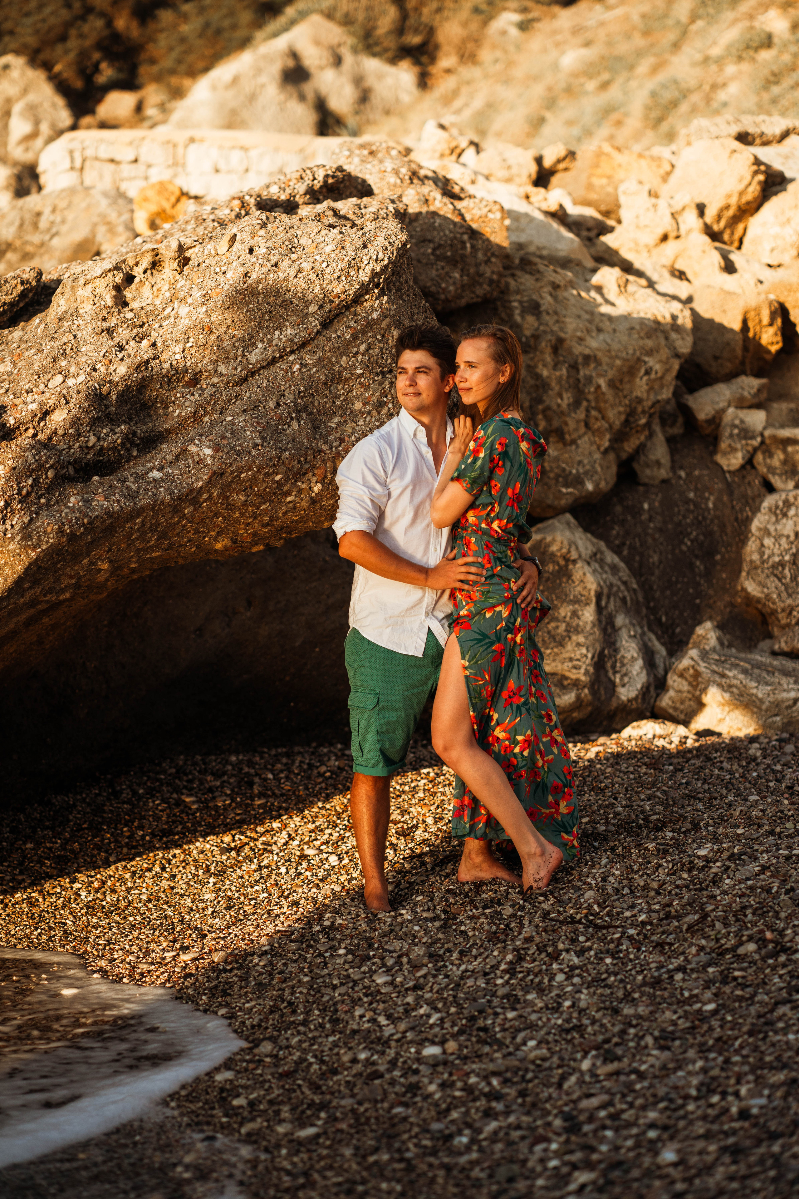 Laura and Tom. Photographer at Santorini