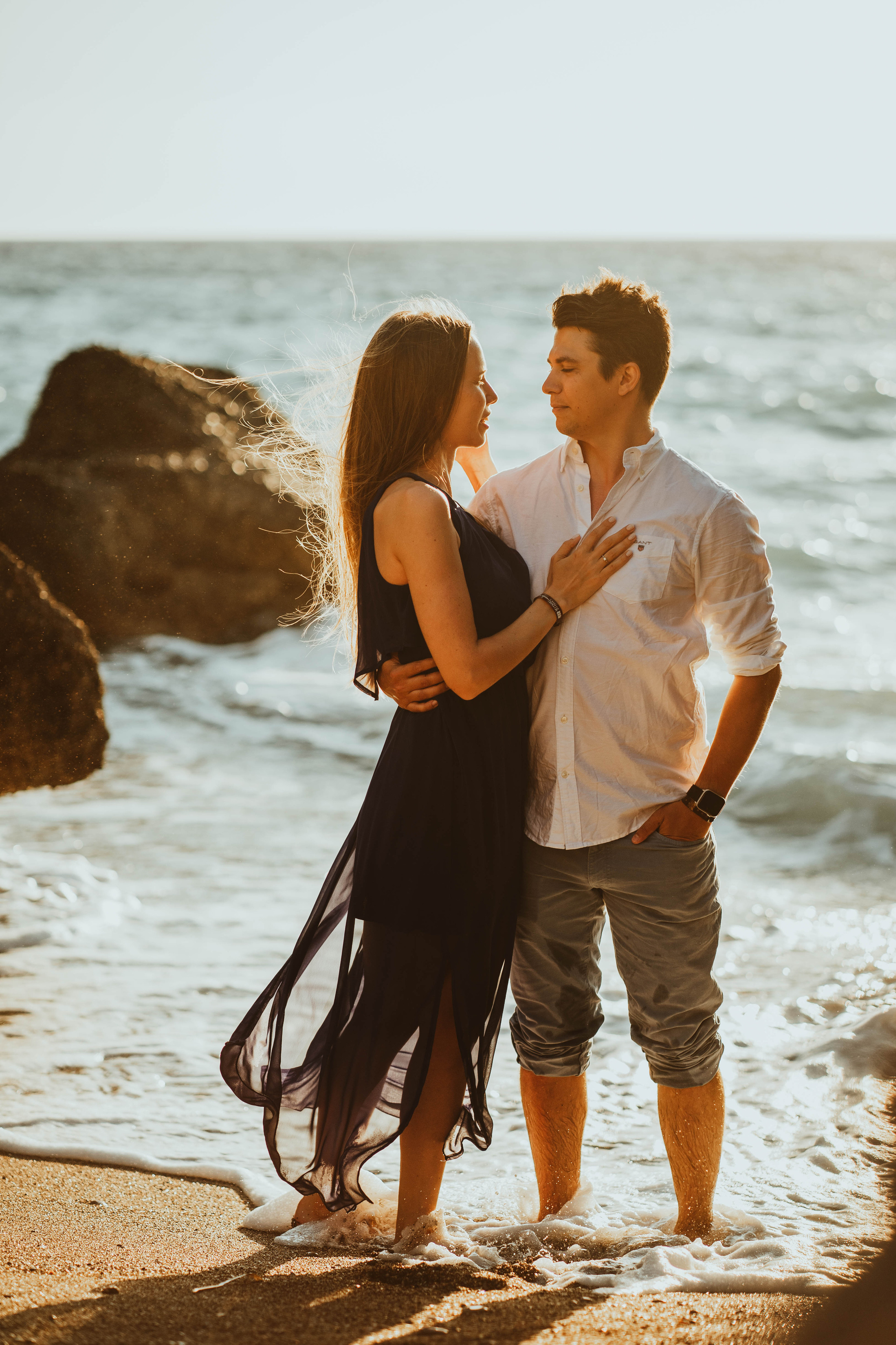 Laura and Tom. Photographer at Santorini