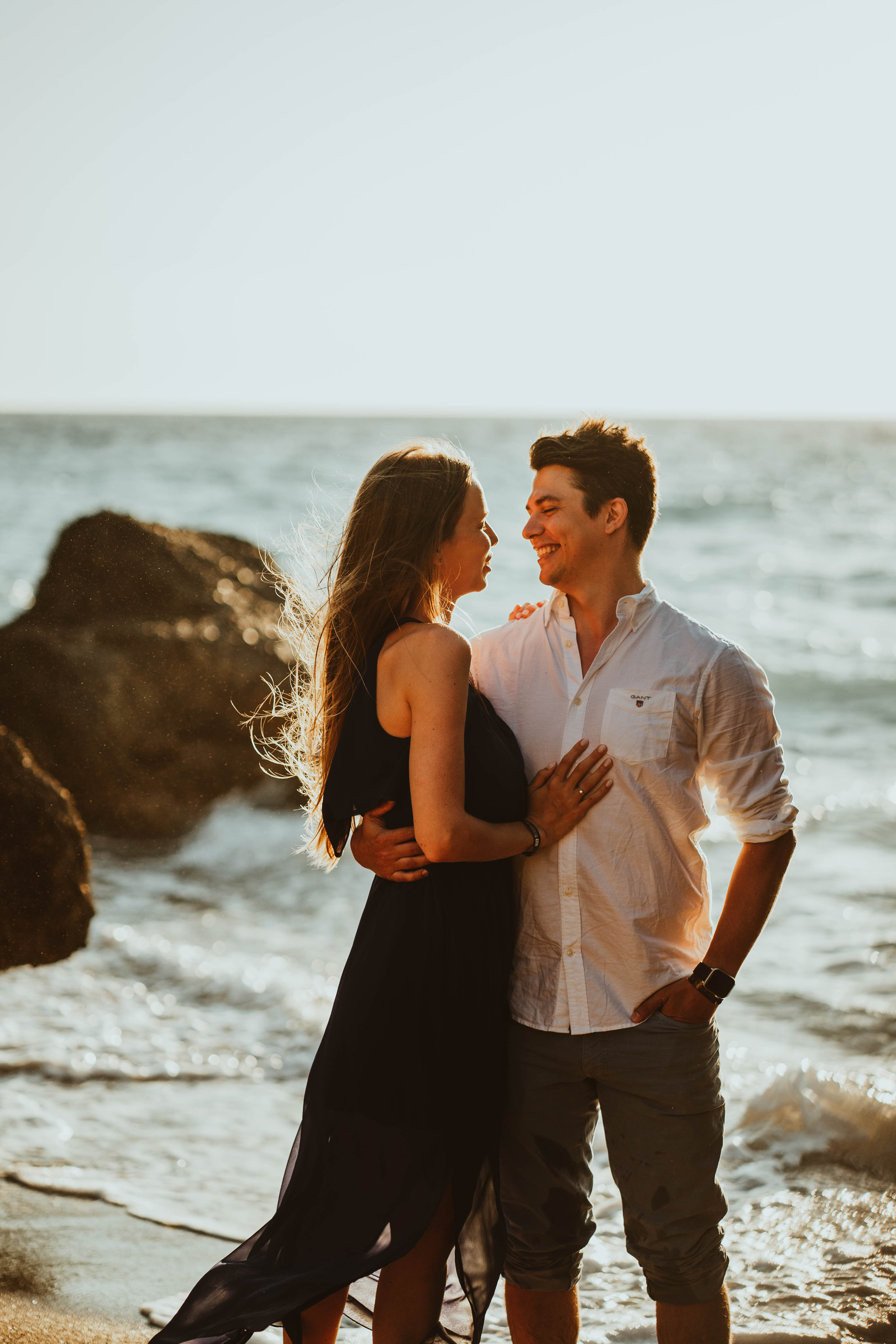 Laura and Tom. Photographer at Santorini