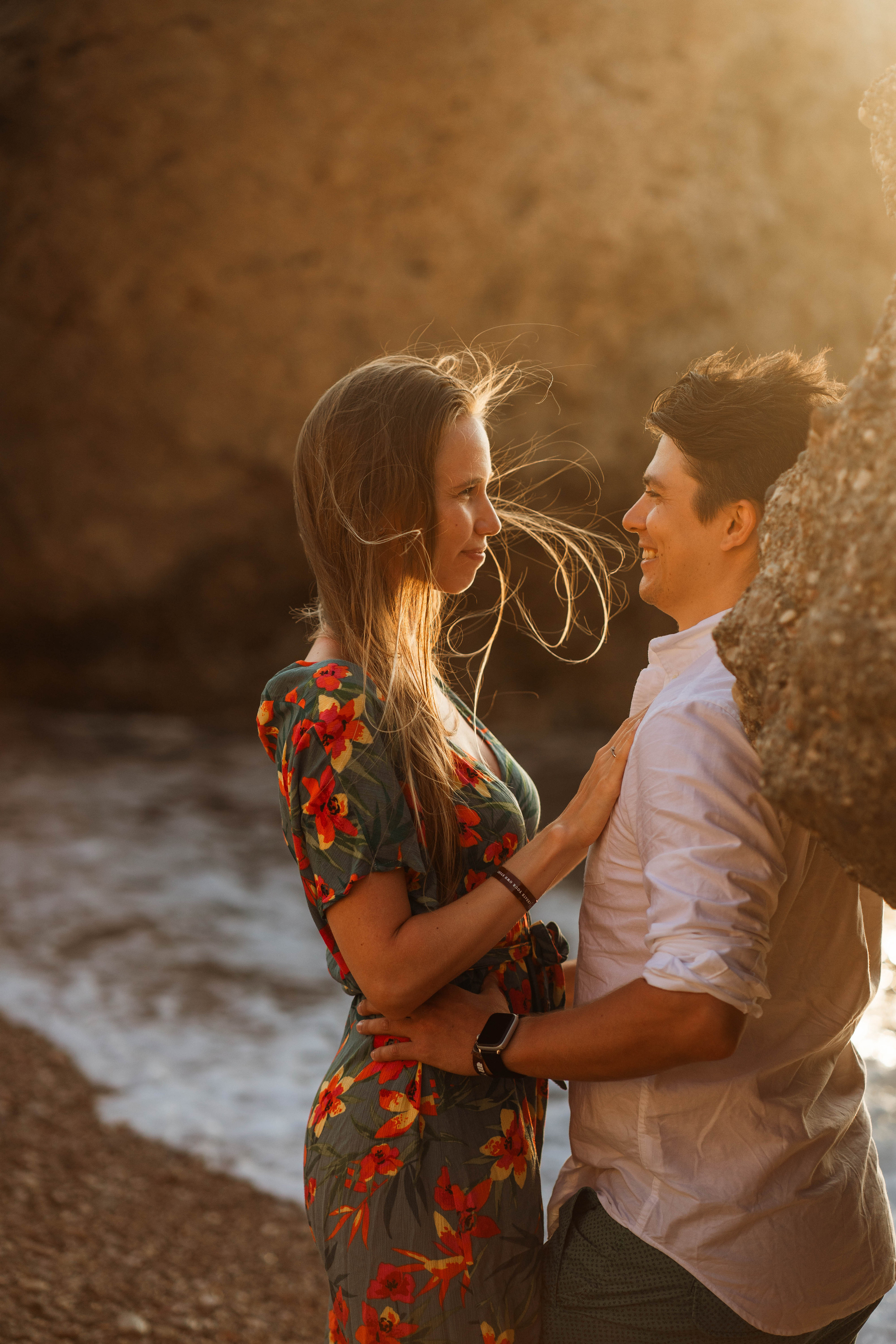 Laura and Tom. Photographer at Santorini
